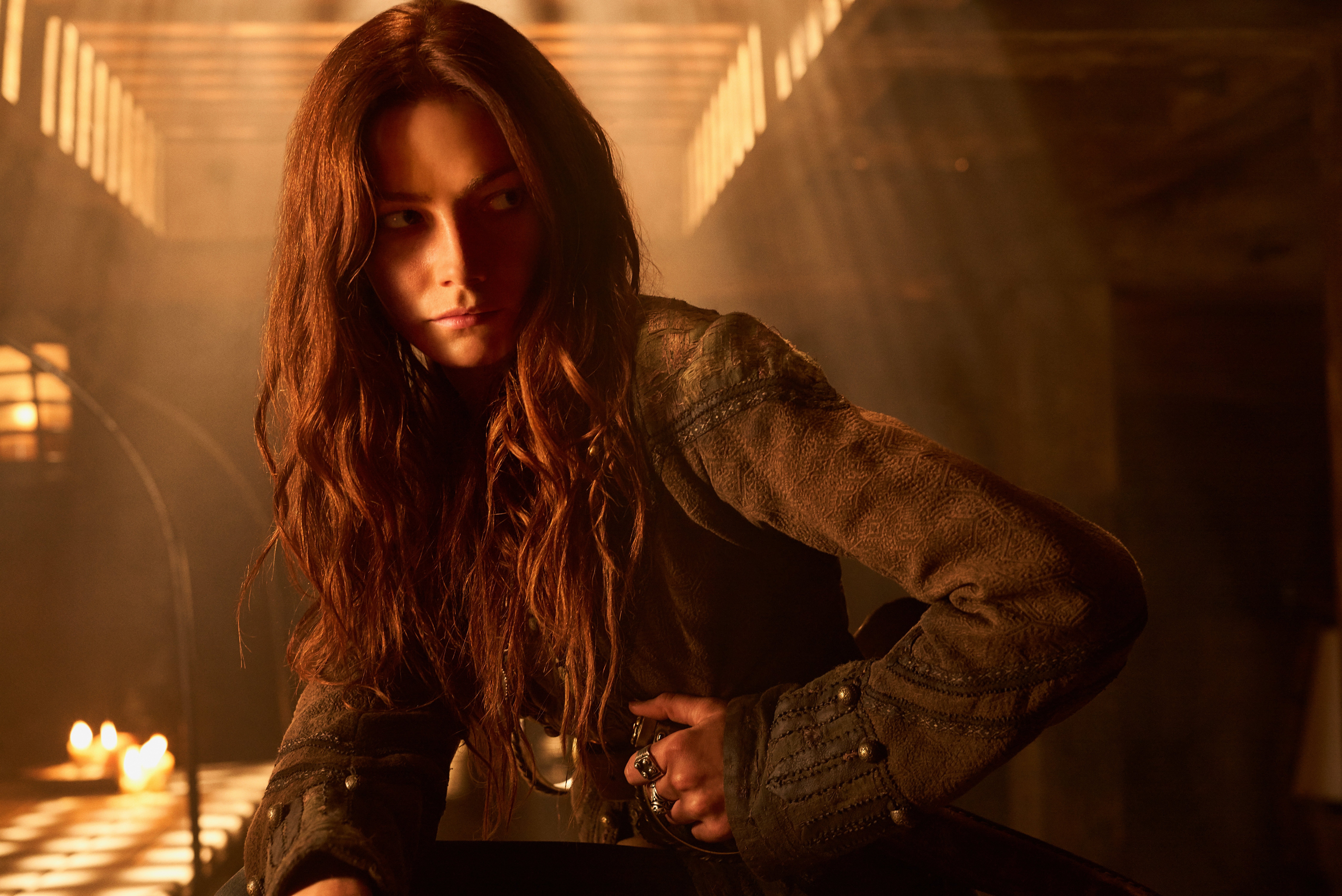Clara Paget in costume HD Wallpaper