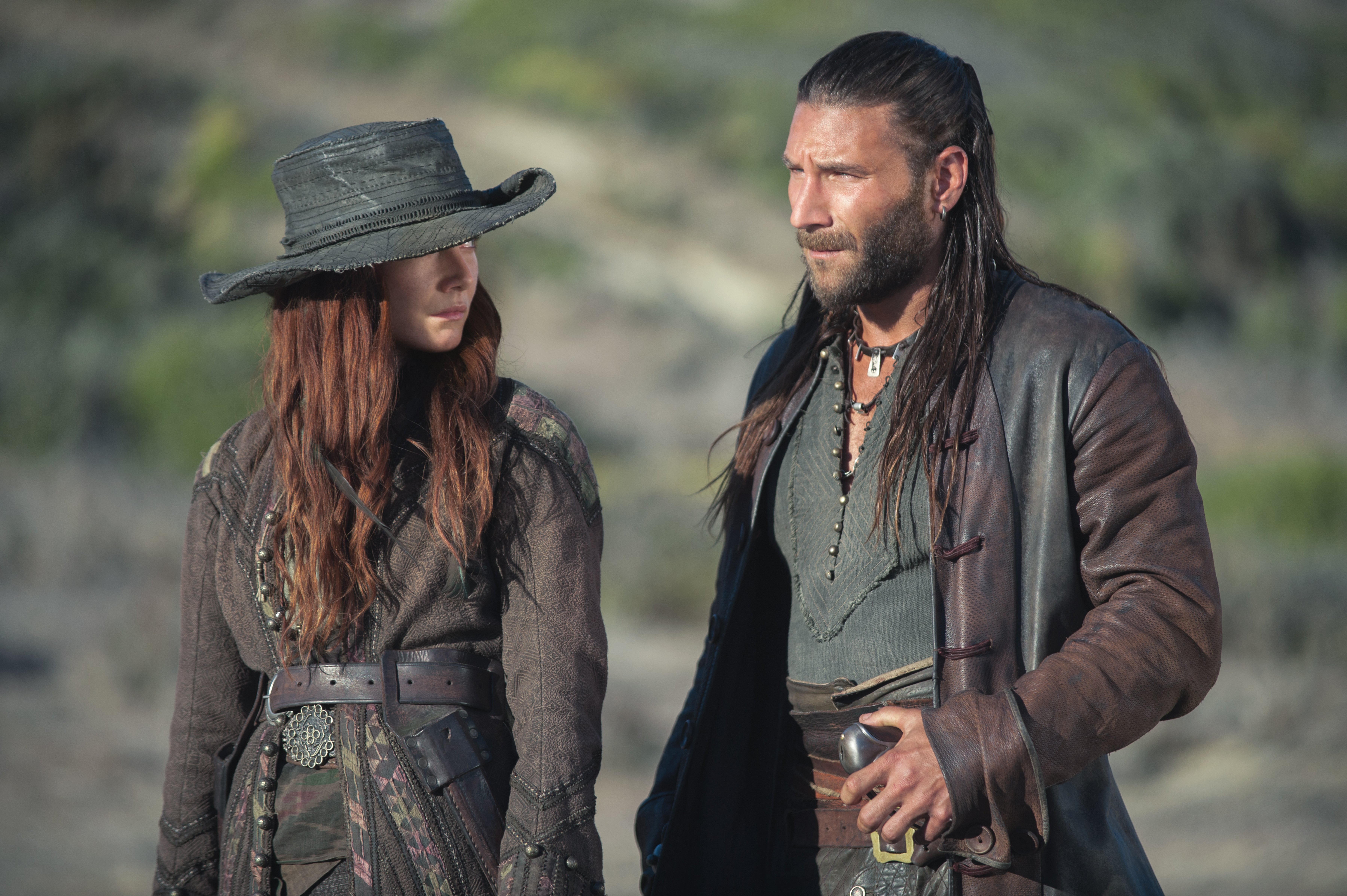 Anne Bonny and Calico Jack from Black Sails HD Wallpaper