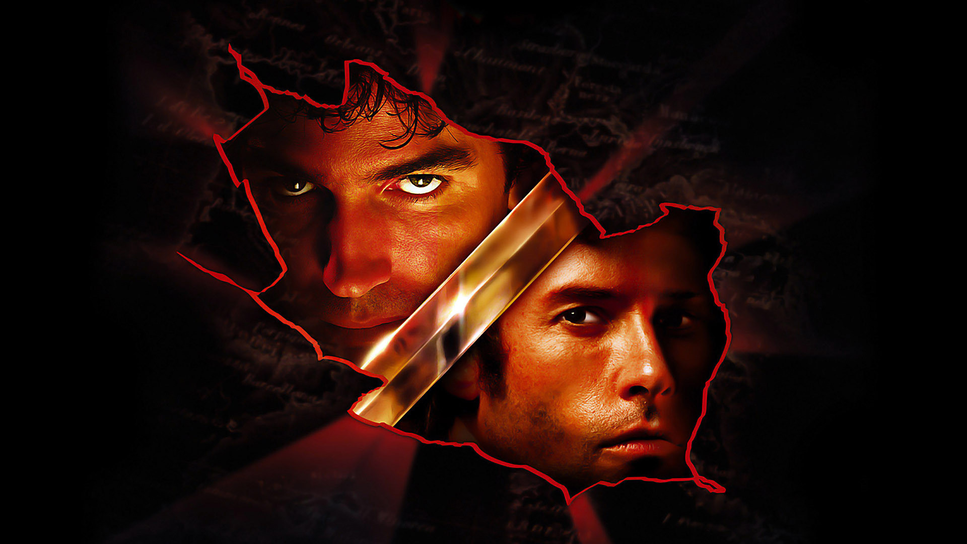 Jim Caviezel in a torn, dark background HD Wallpaper