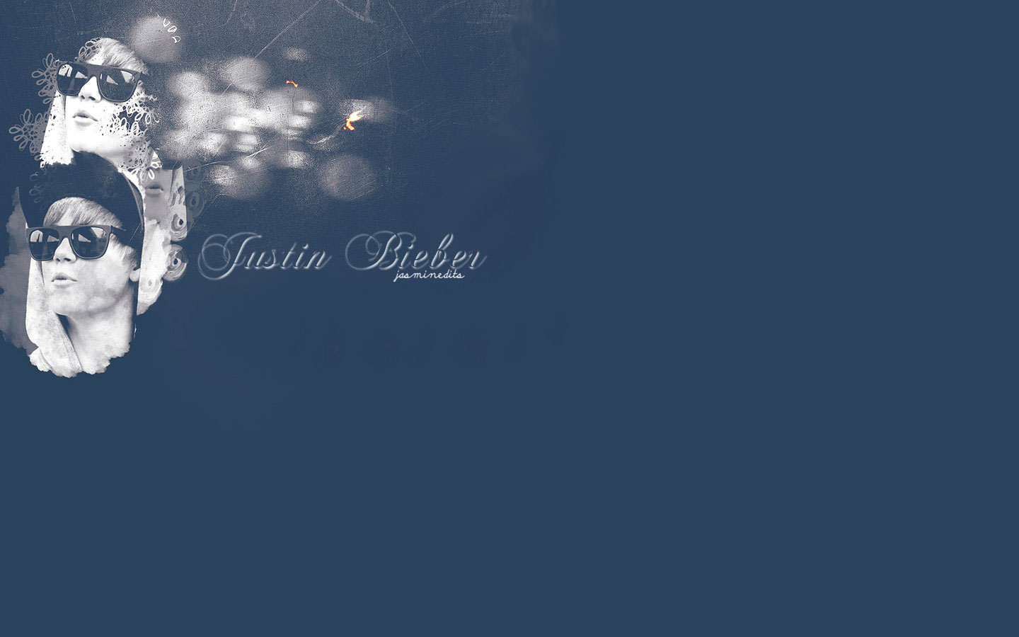 Justin Bieber with "jasminedits" text HD Wallpaper