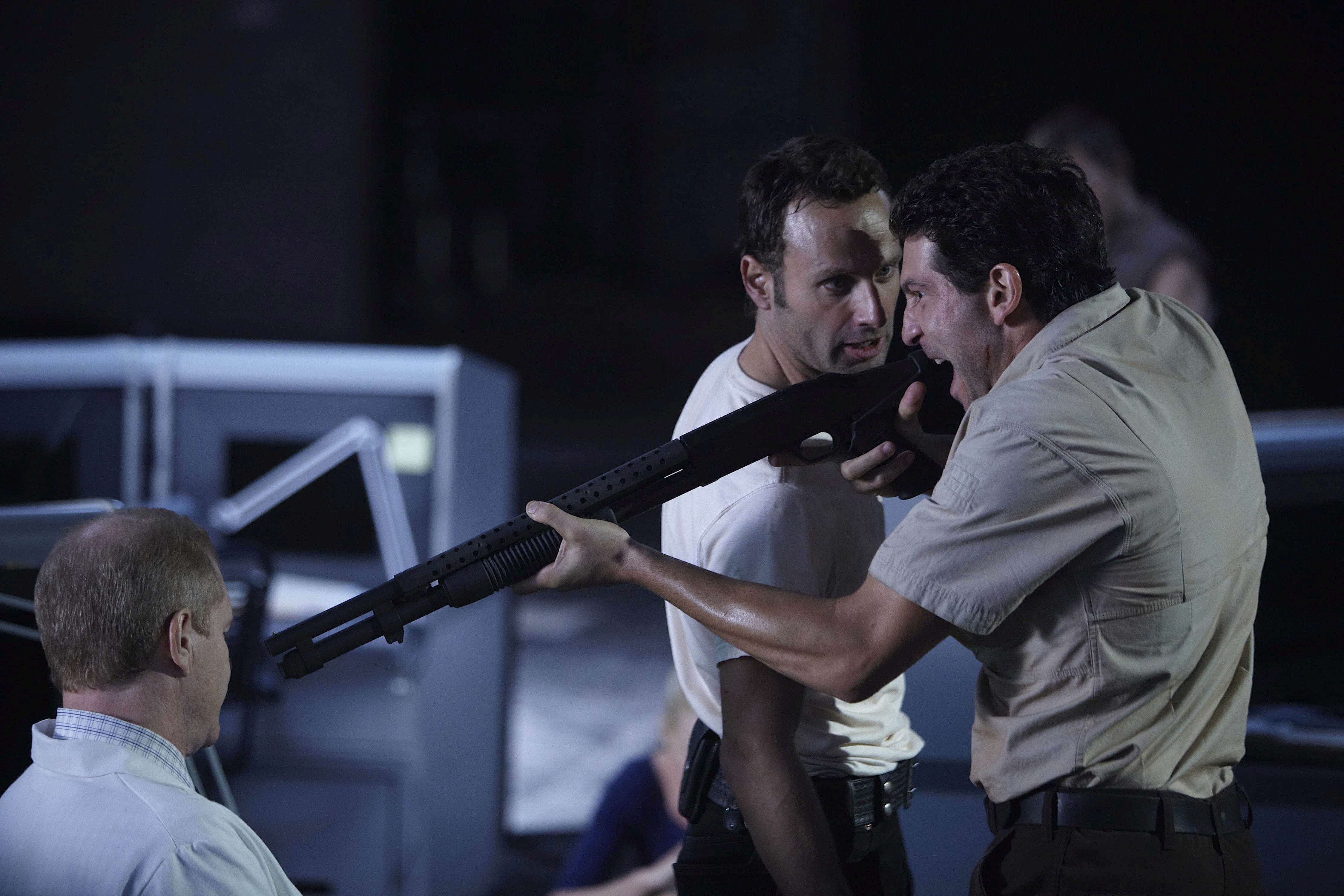 Jon Bernthal with a shotgun HD Wallpaper