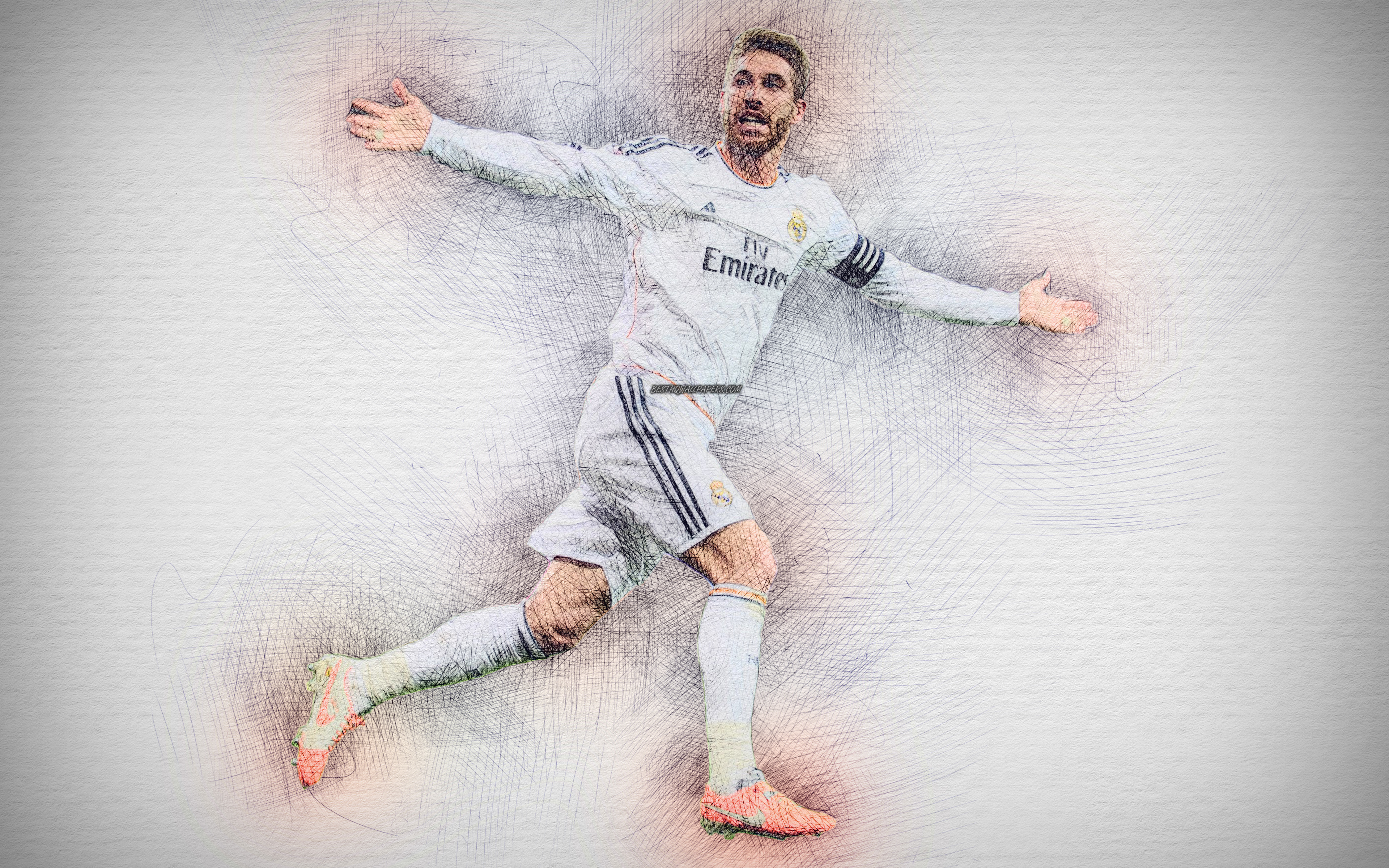 Sergio Ramos from Real Madrid HD Wallpaper