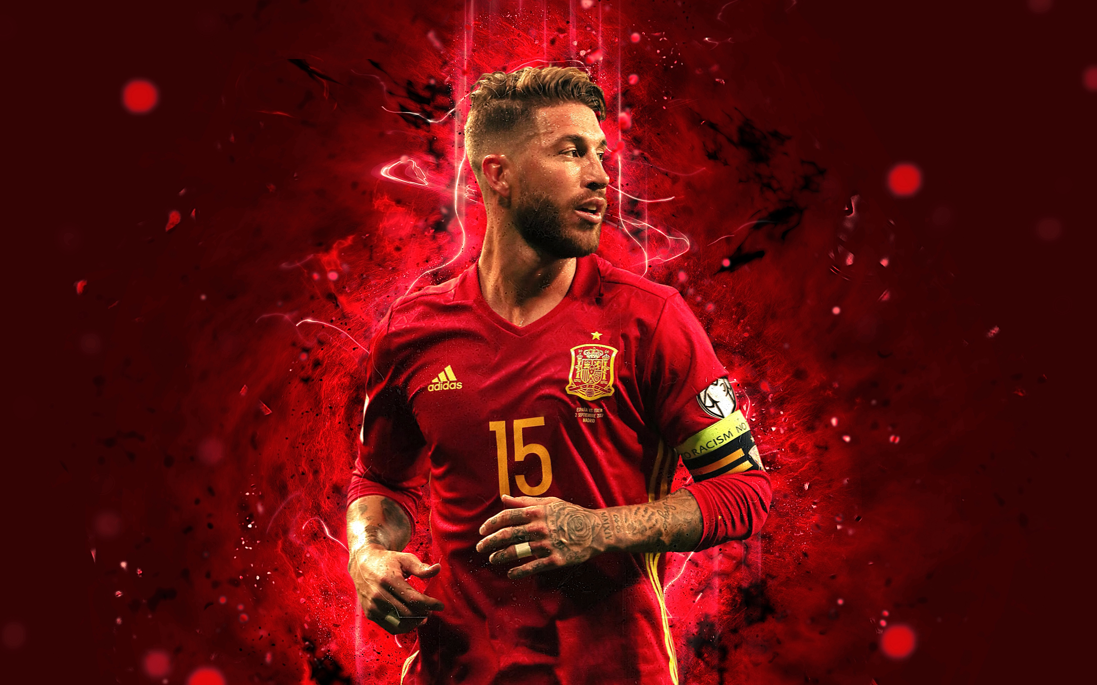 Sergio Ramos from Spain National Team HD Wallpaper