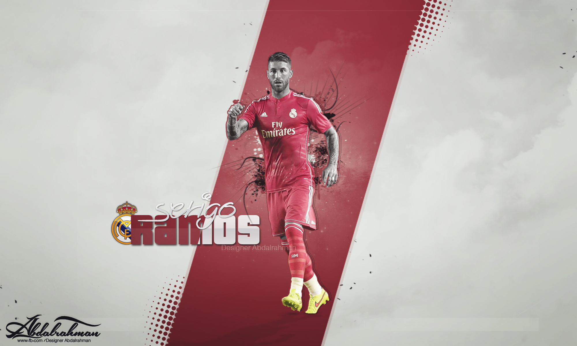 Sergio Ramos of Real Madrid HD Wallpaper