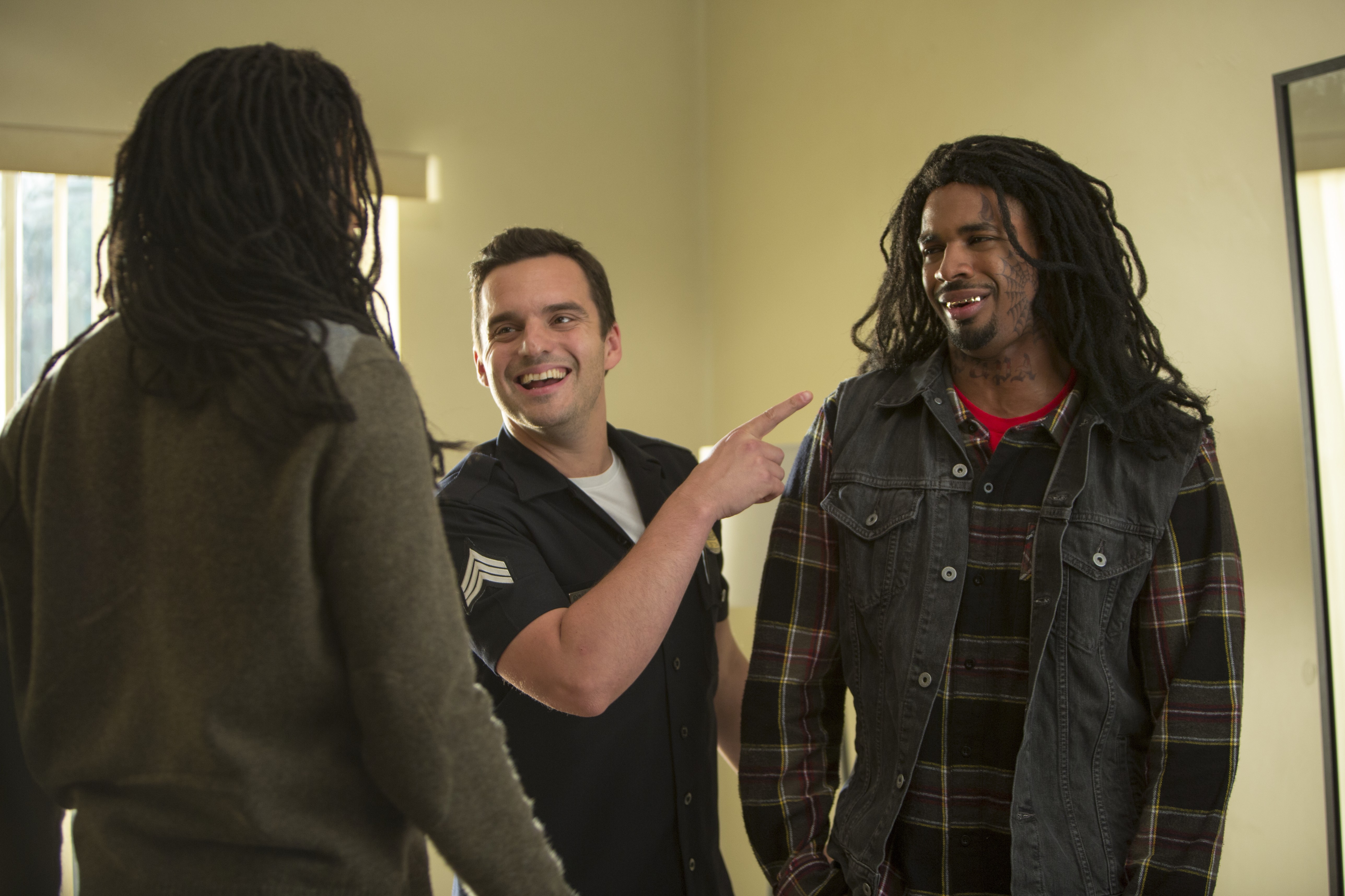 Damon Wayans Jr. with two men HD Wallpaper