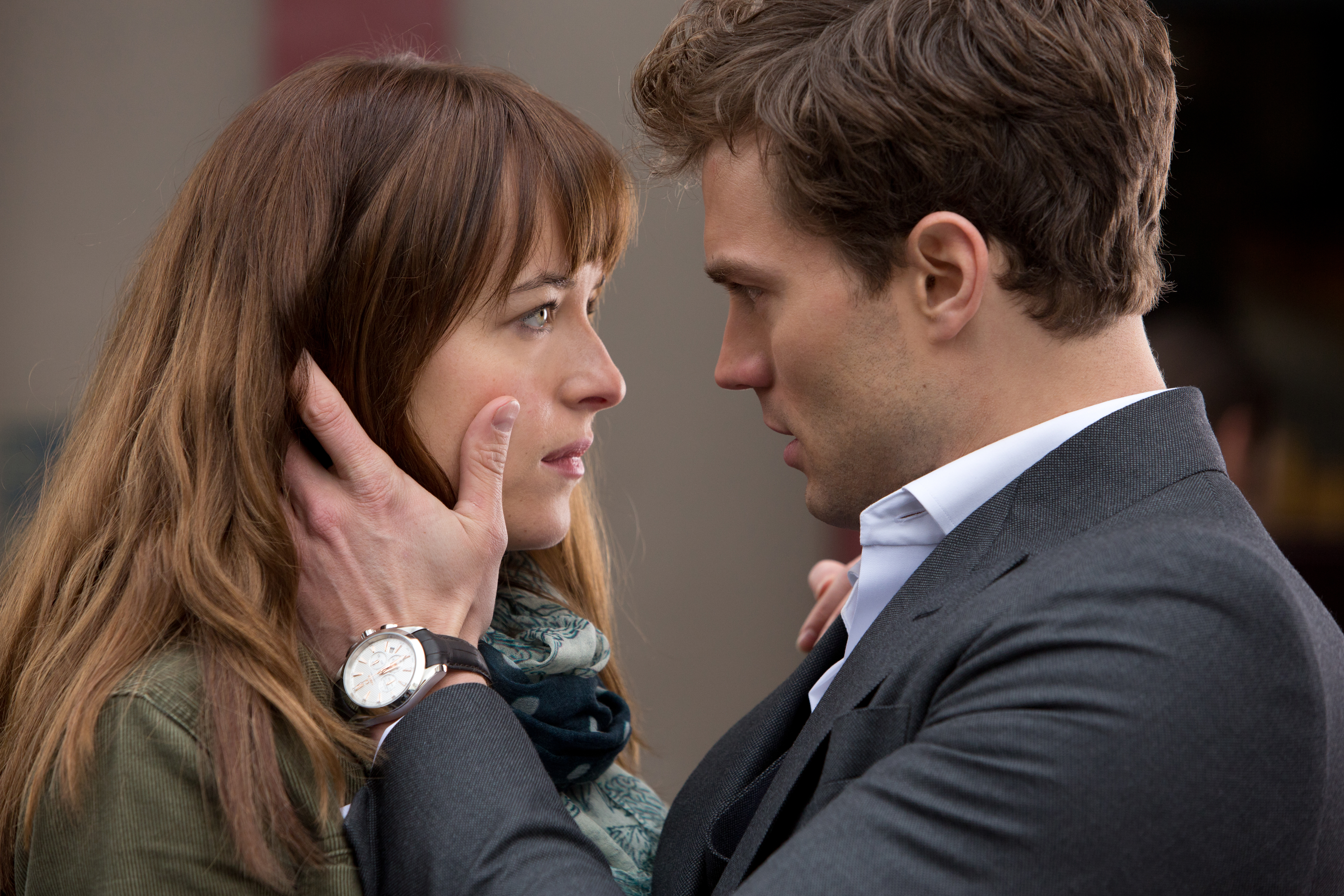 Jamie Dornan and Dakota Johnson HD Wallpaper