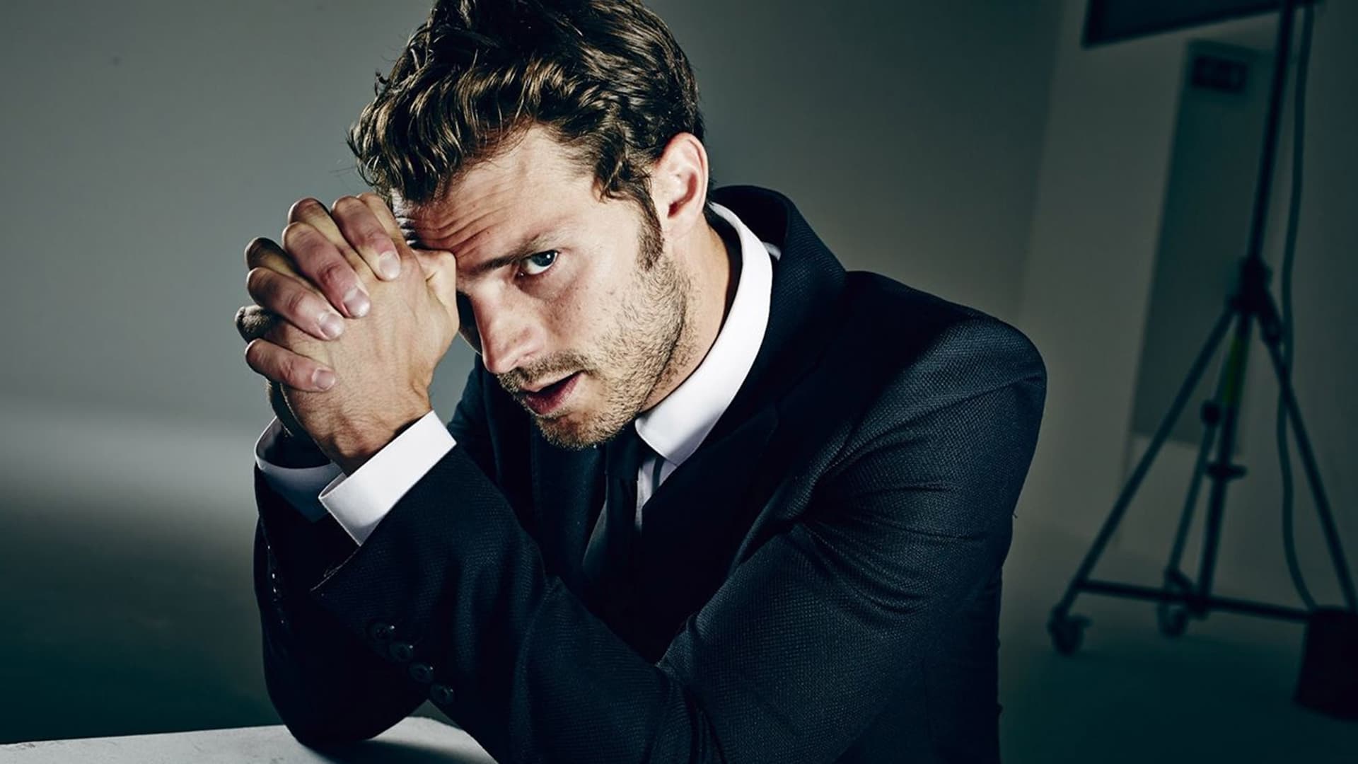 Jamie Dornan in a Suit HD Wallpaper