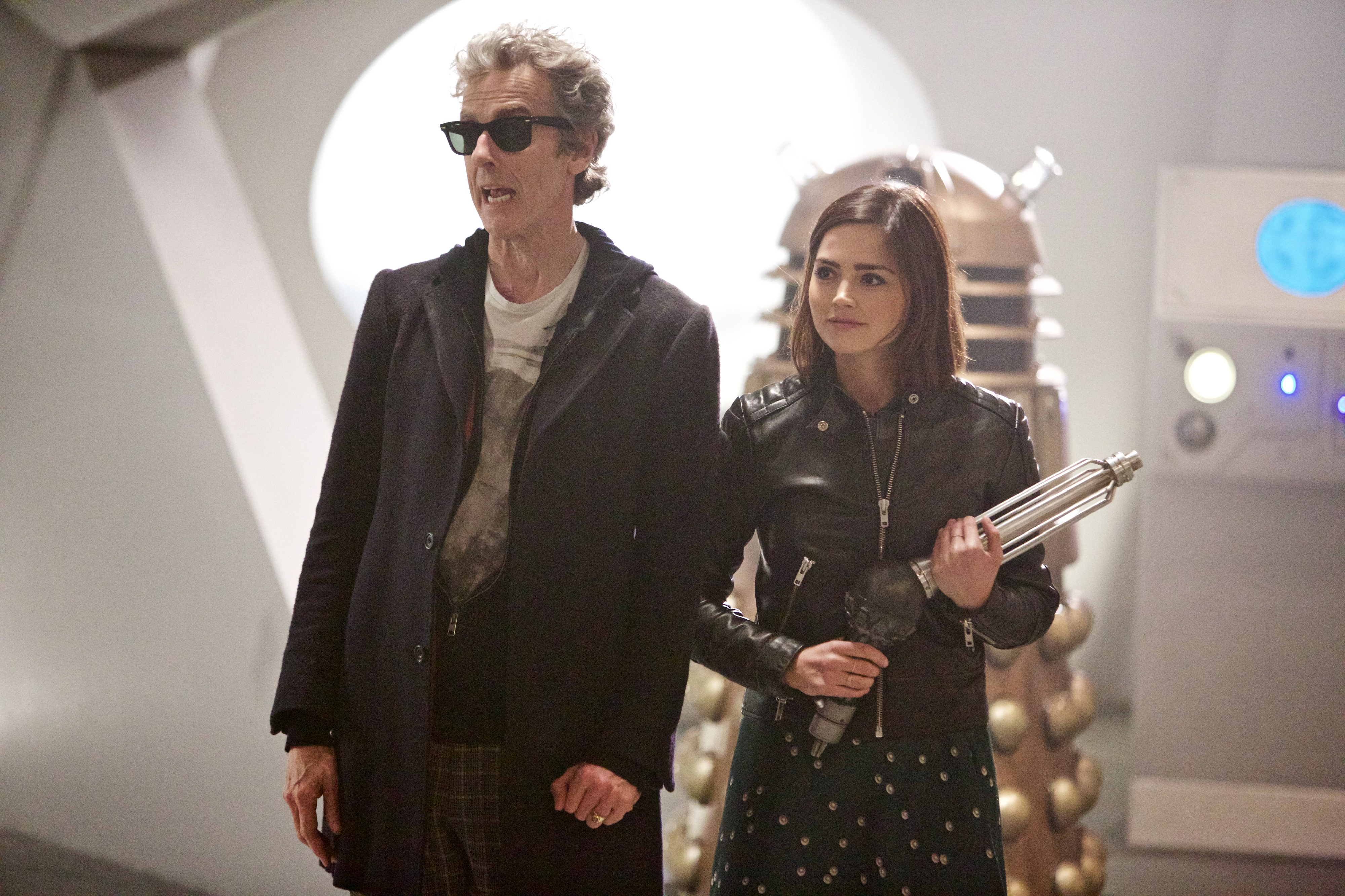 Peter Capaldi and Jenna Coleman from Doctor Who HD Wallpaper