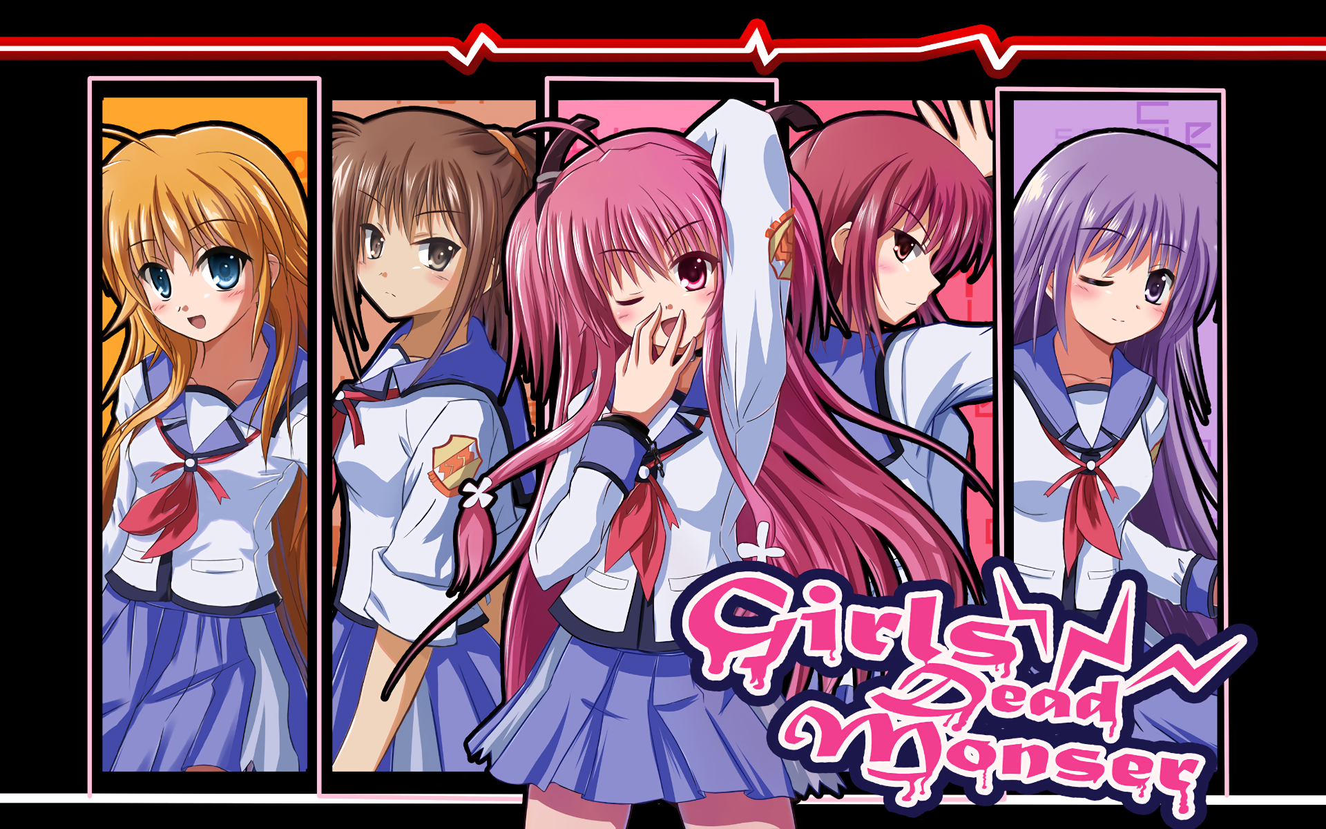 Girls Dead Monster Shiori Sekine HD Wallpaper