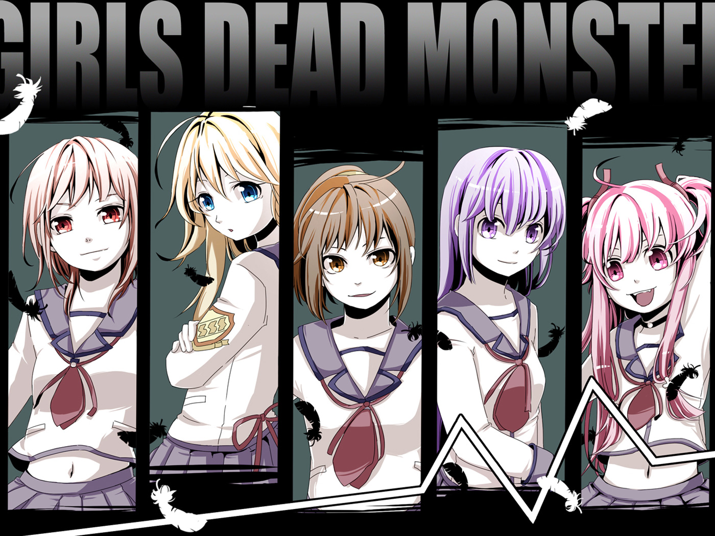 Girls Dead Monster Shiori Sekine HD Wallpaper