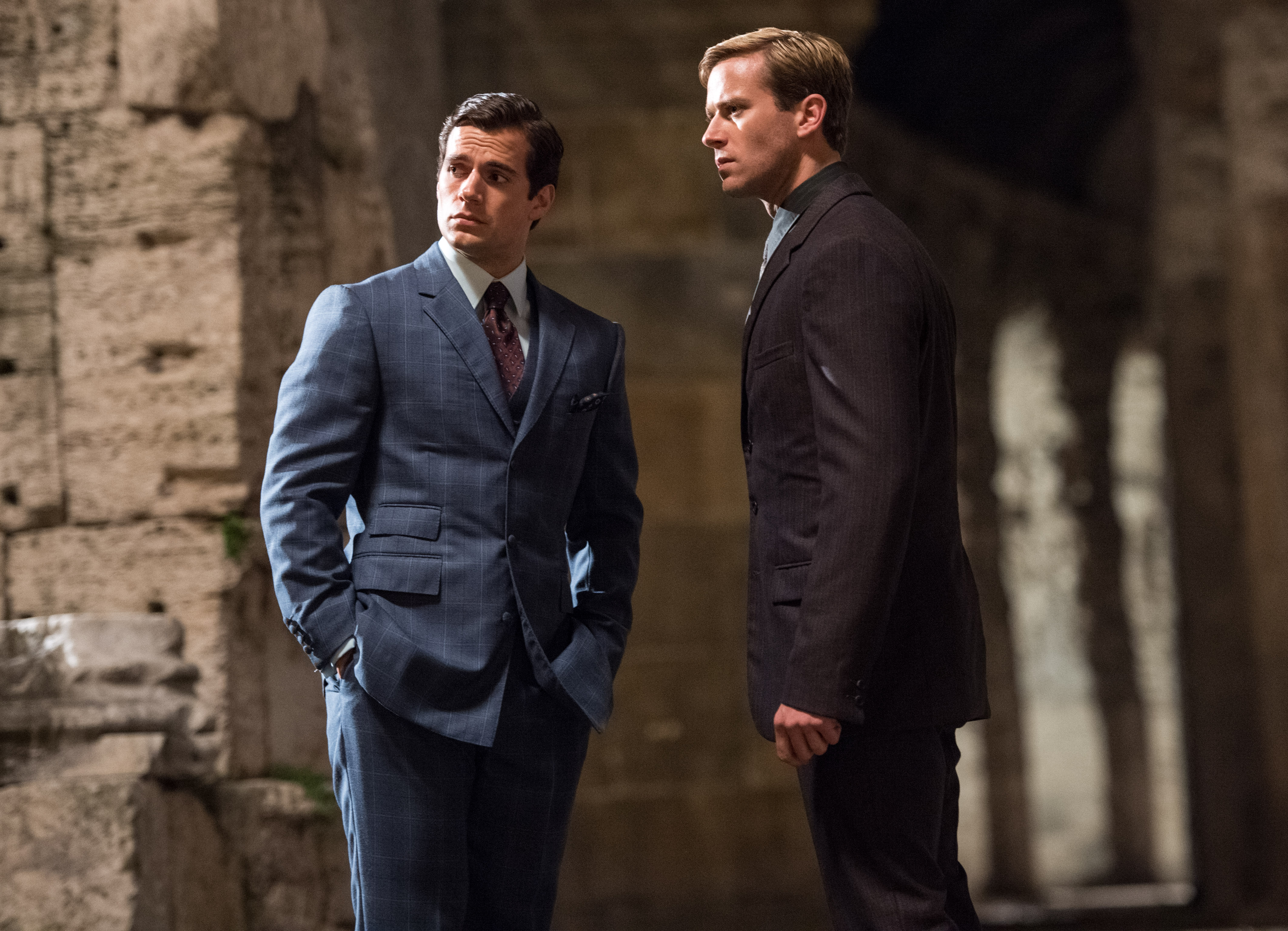 Henry Cavill and Armie Hammer in suits HD Wallpaper