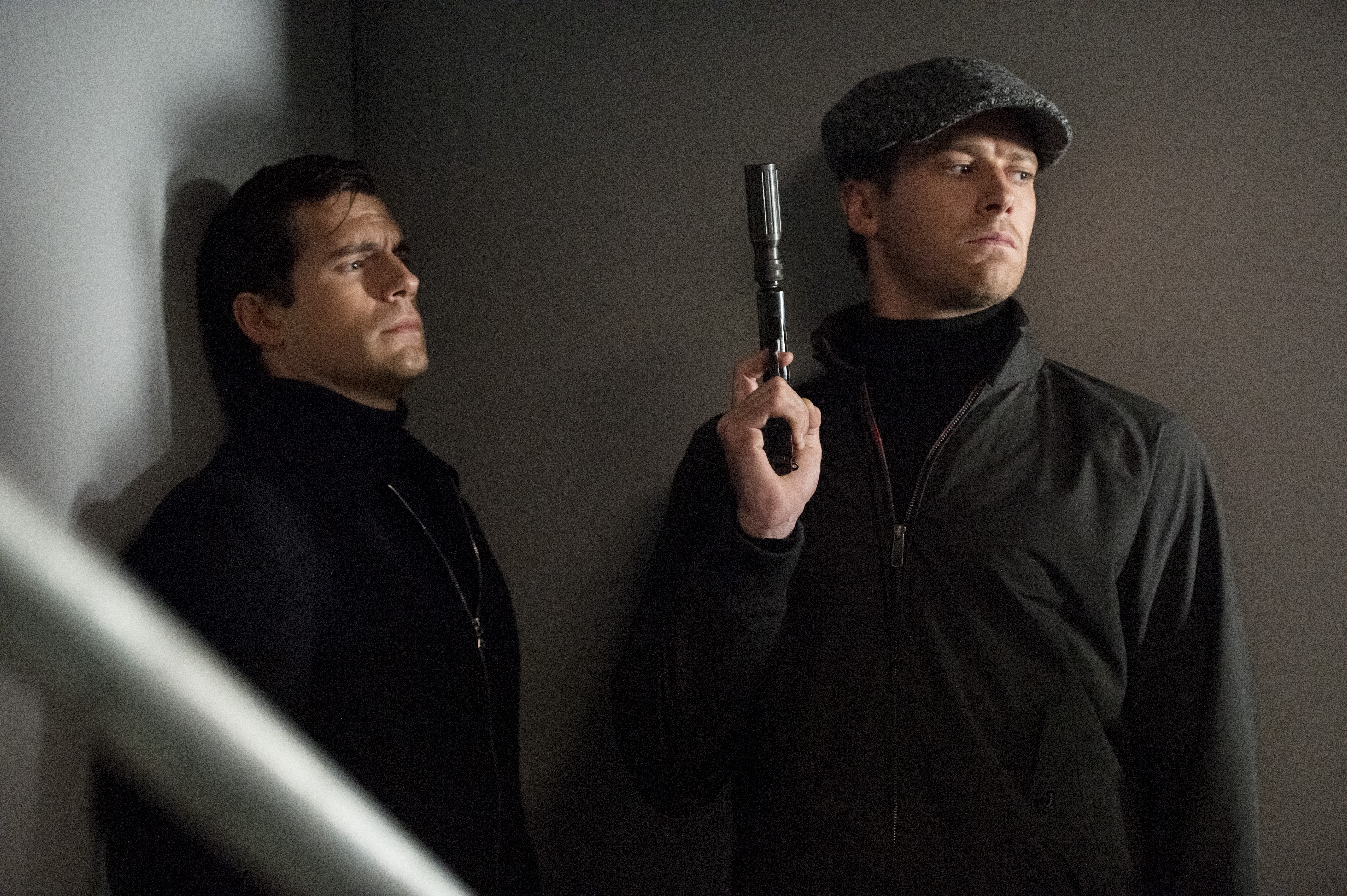 Armie Hammer and Henry Cavill in The Man from U.N.C.L.E. HD Wallpaper