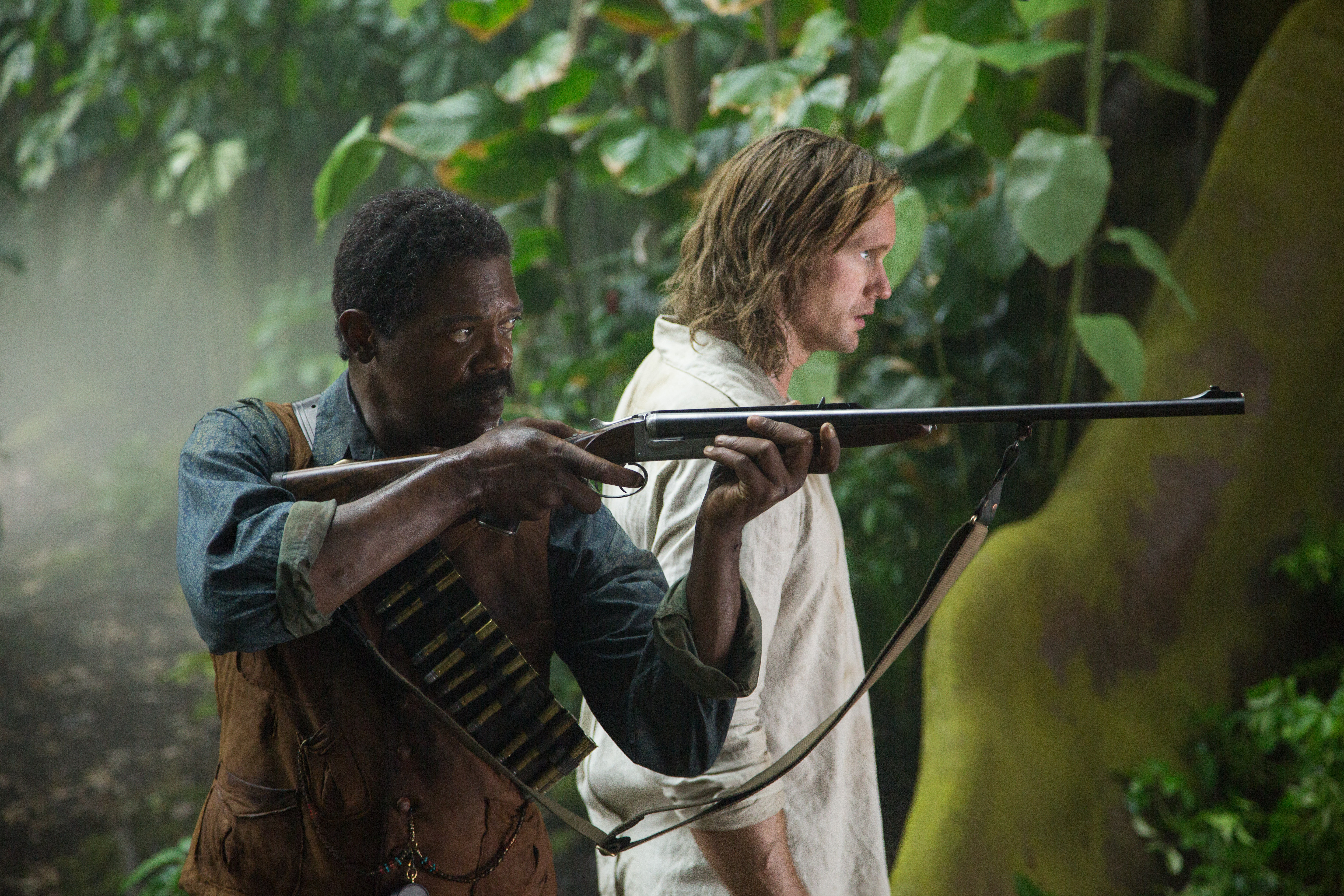 Tarzan and George Washington Williams in the jungle HD Wallpaper