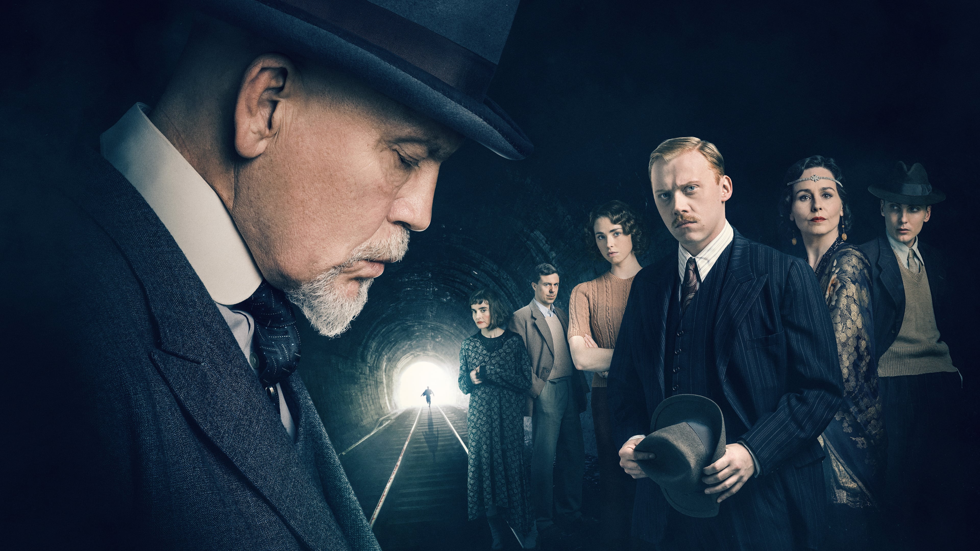 John Malkovich and cast in The ABC Murders HD Wallpaper