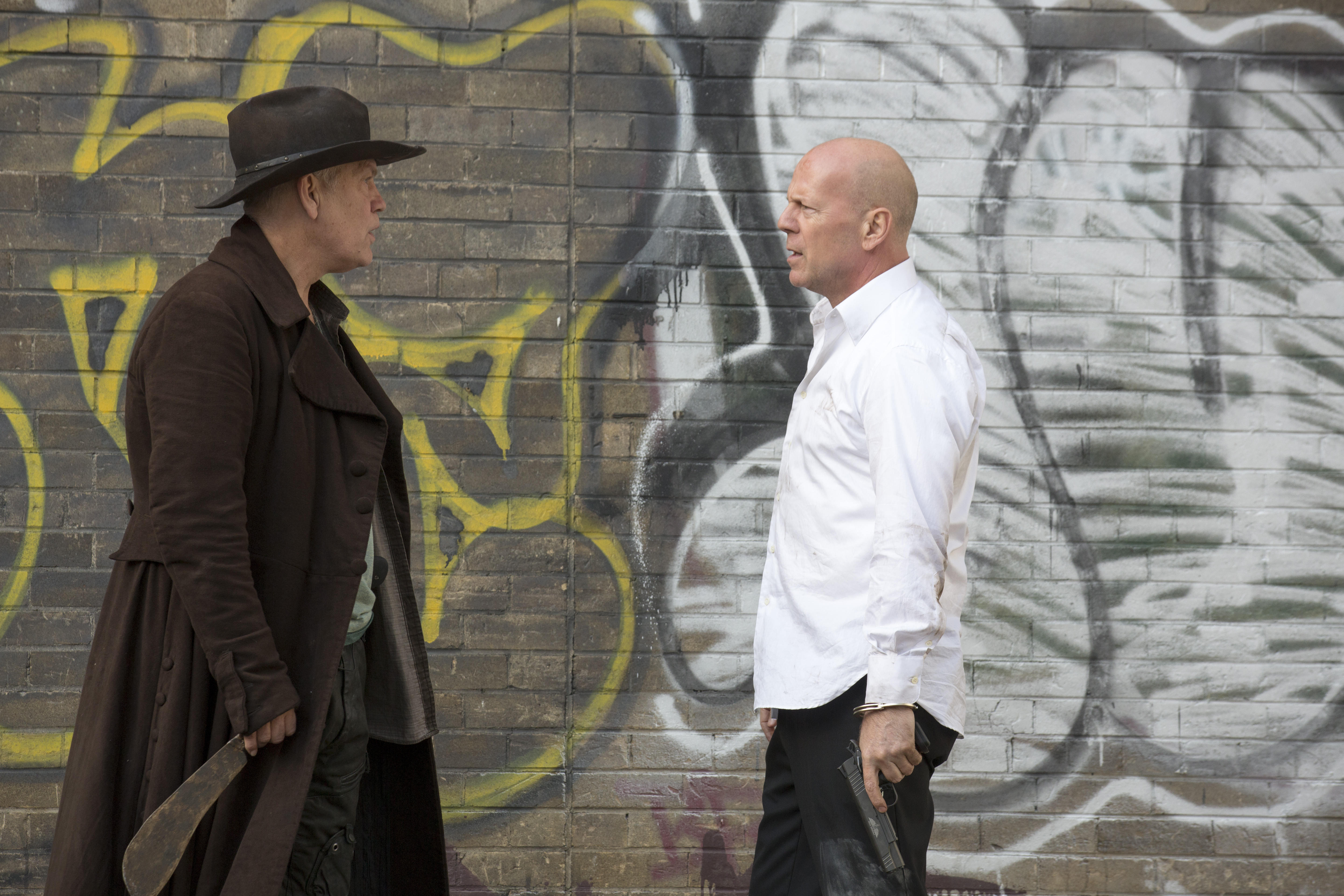 John Malkovich and Bruce Willis HD Wallpaper