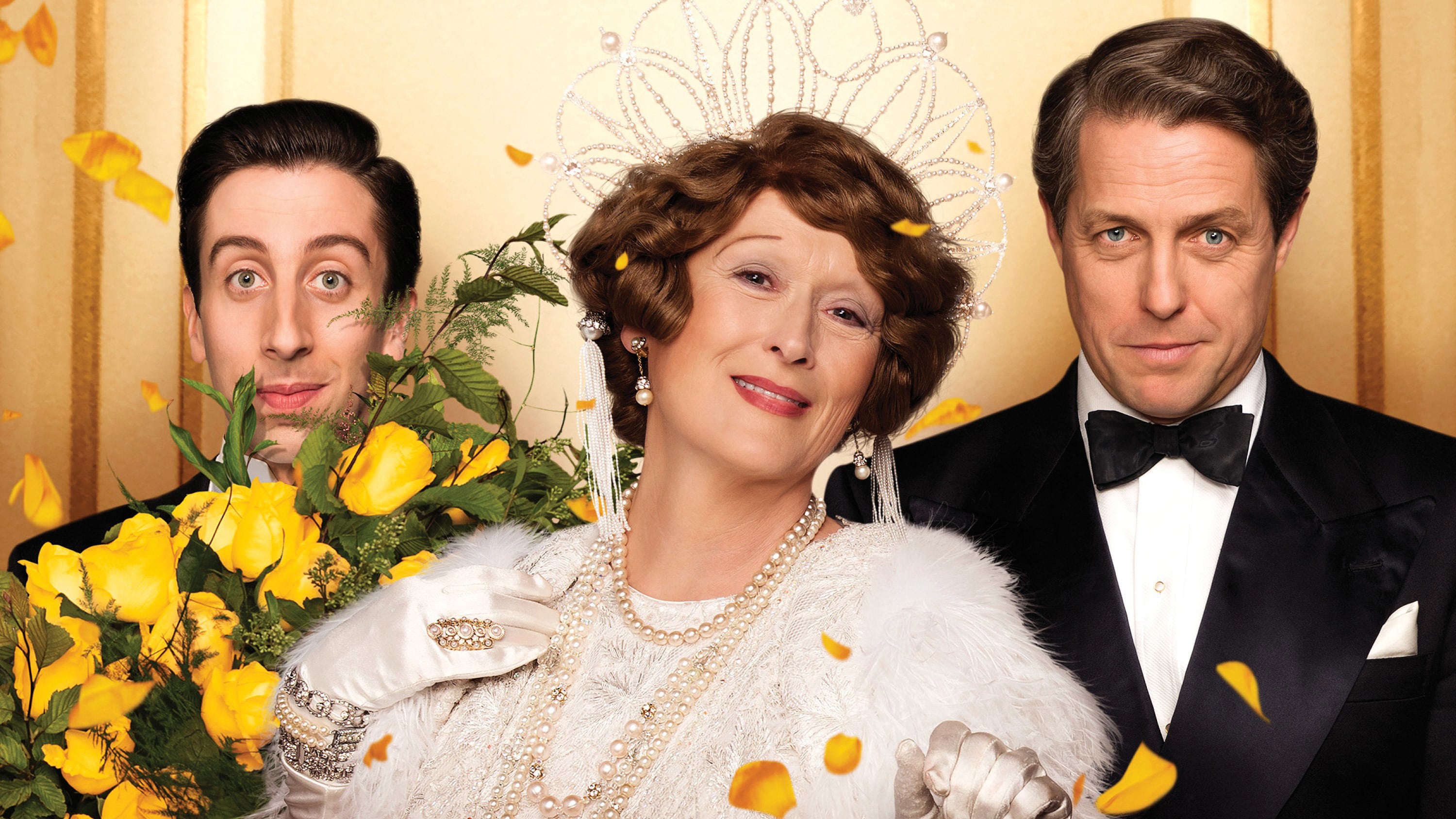 Florence Foster Jenkins with Hugh Grant and Simon Helberg HD Wallpaper