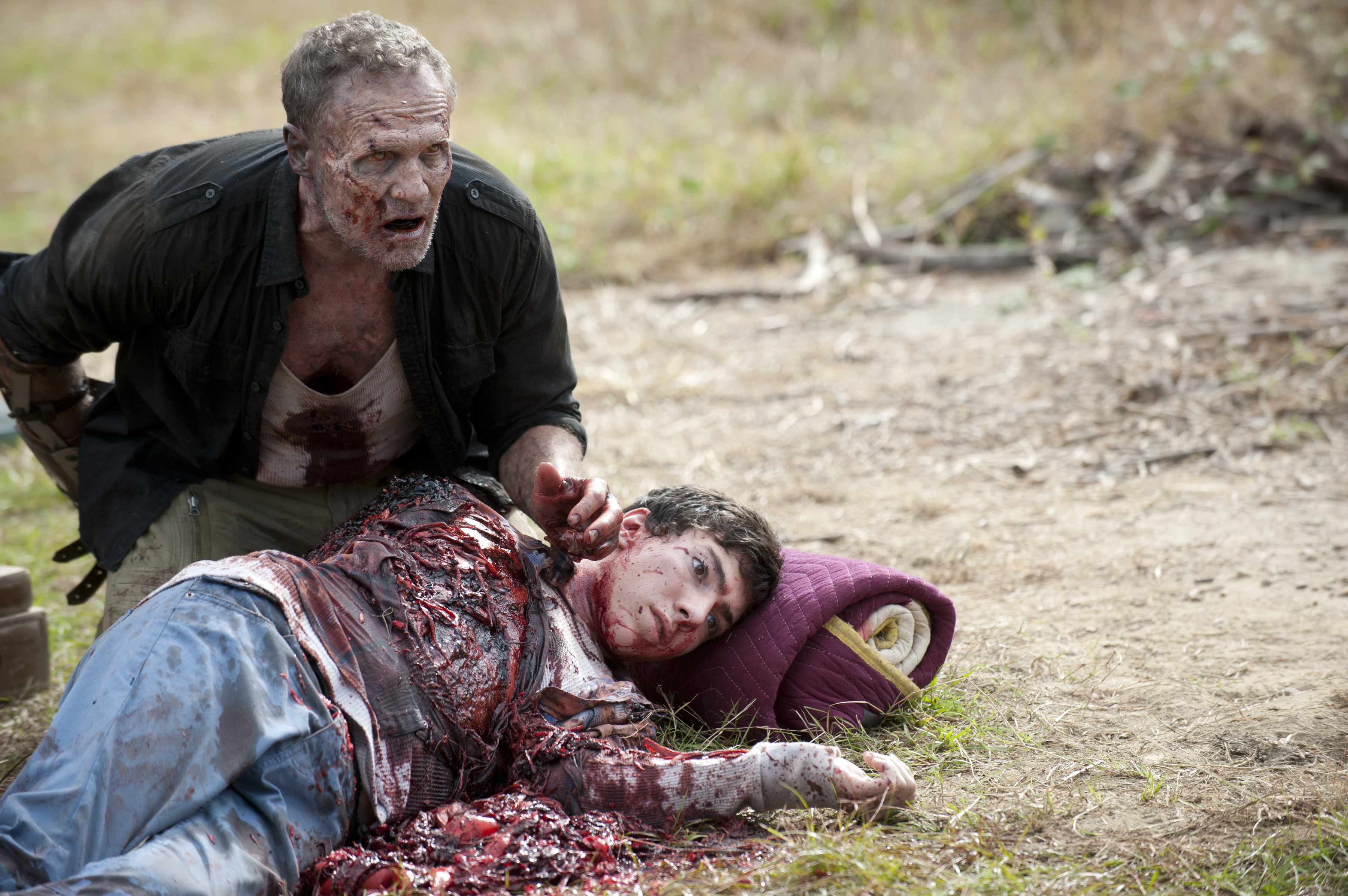 Michael Rooker as a zombie HD Wallpaper