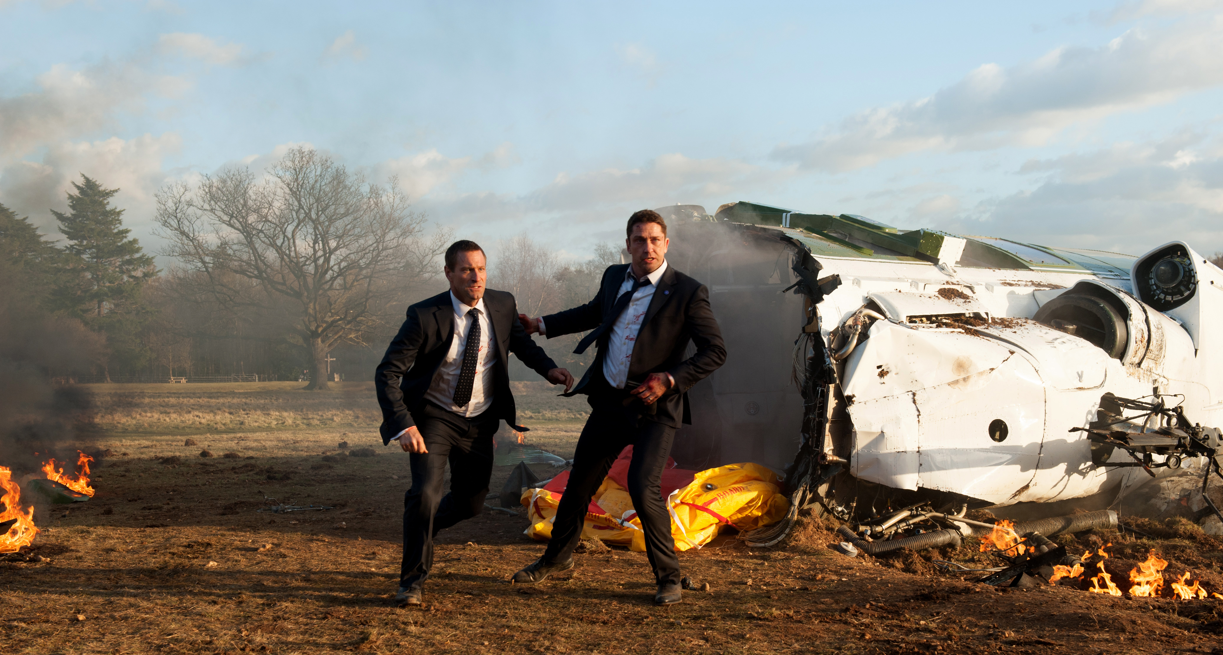 Aaron Eckhart in Olympus Has Fallen HD Wallpaper