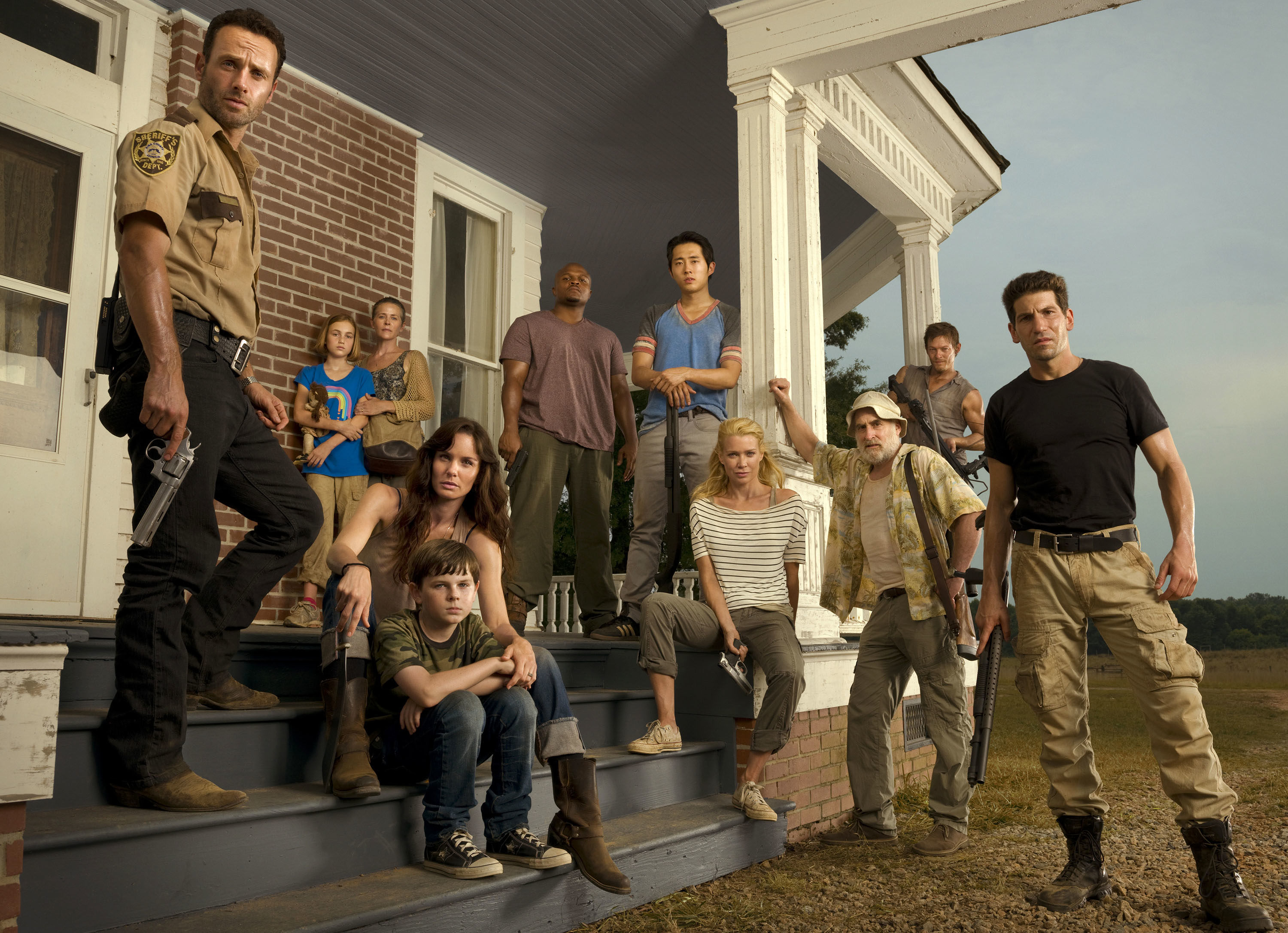 The Walking Dead Cast HD Wallpaper