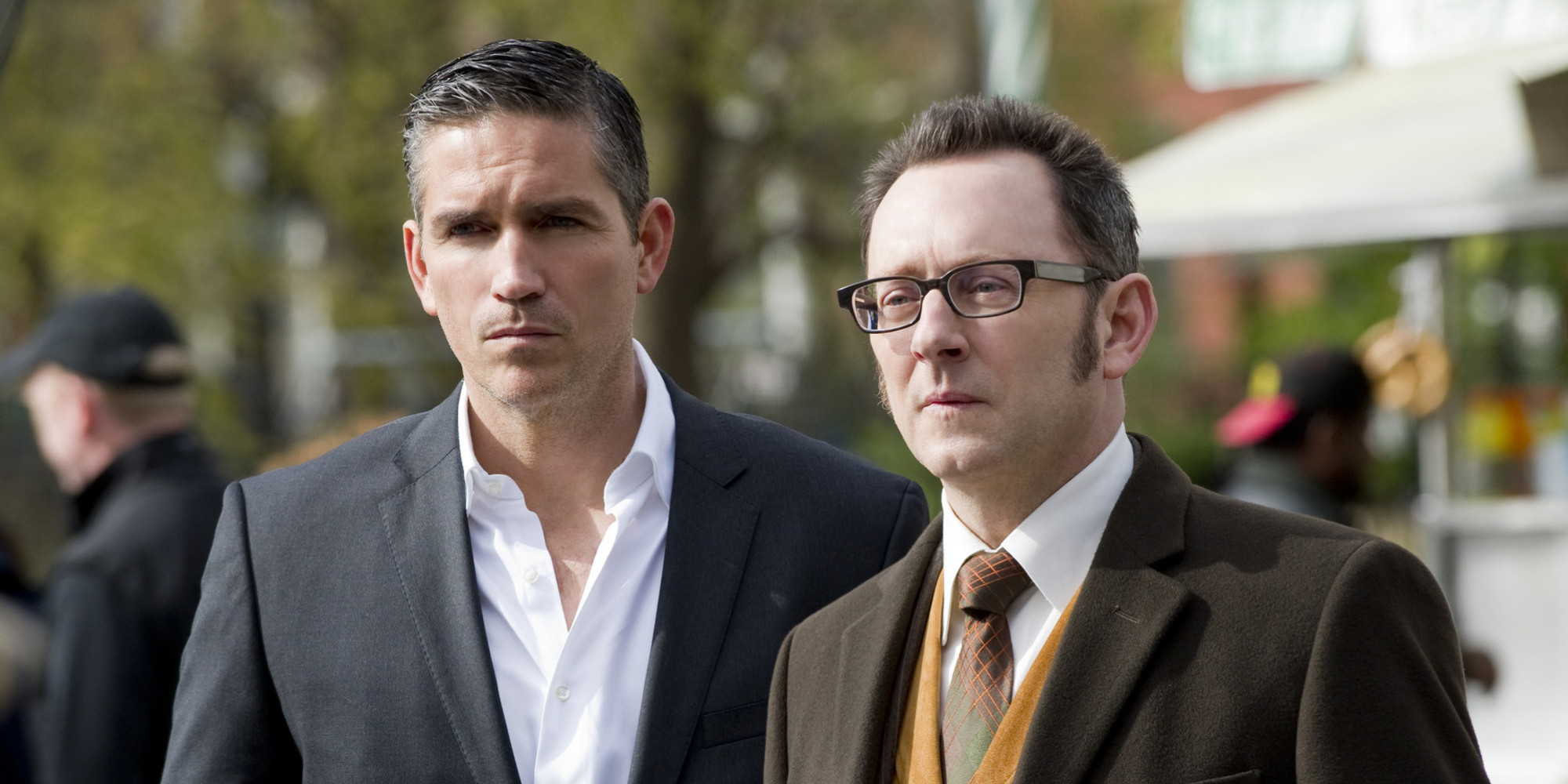 Michael Emerson and Jim Caviezel in Person of Interest HD Wallpaper