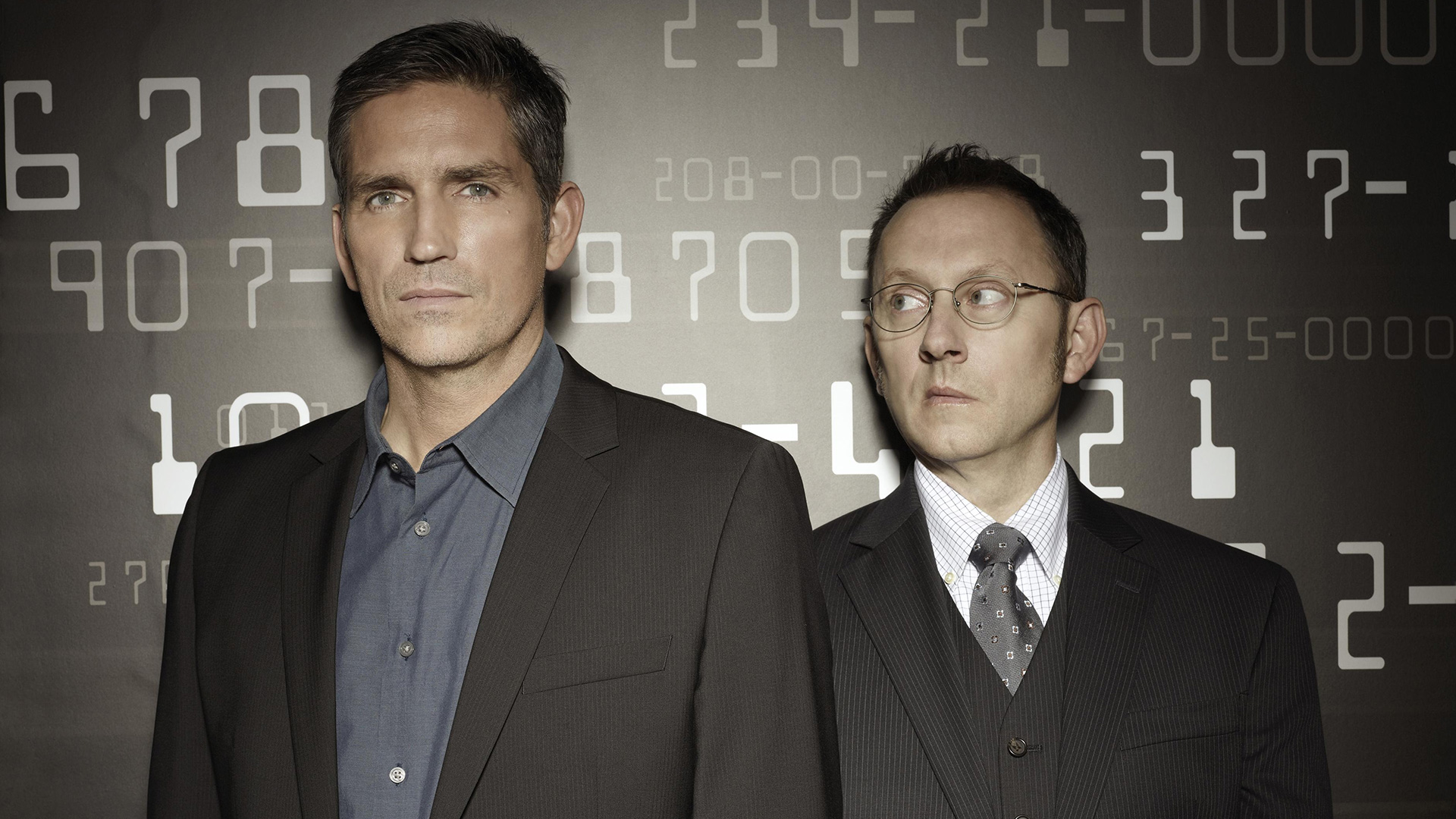 Michael Emerson and Jim Caviezel from Person of Interest HD Wallpaper