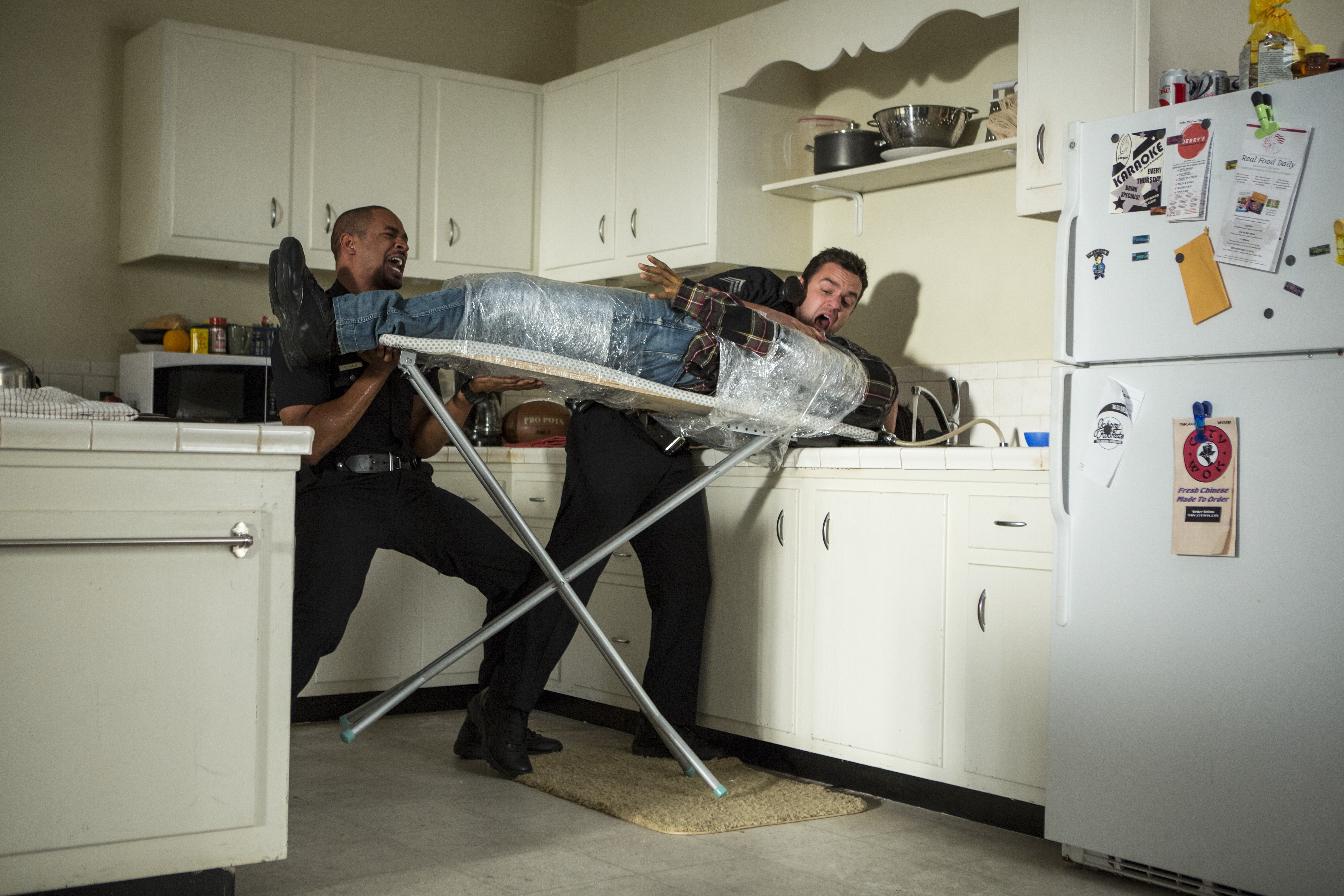 Ryan Davis on an ironing board HD Wallpaper