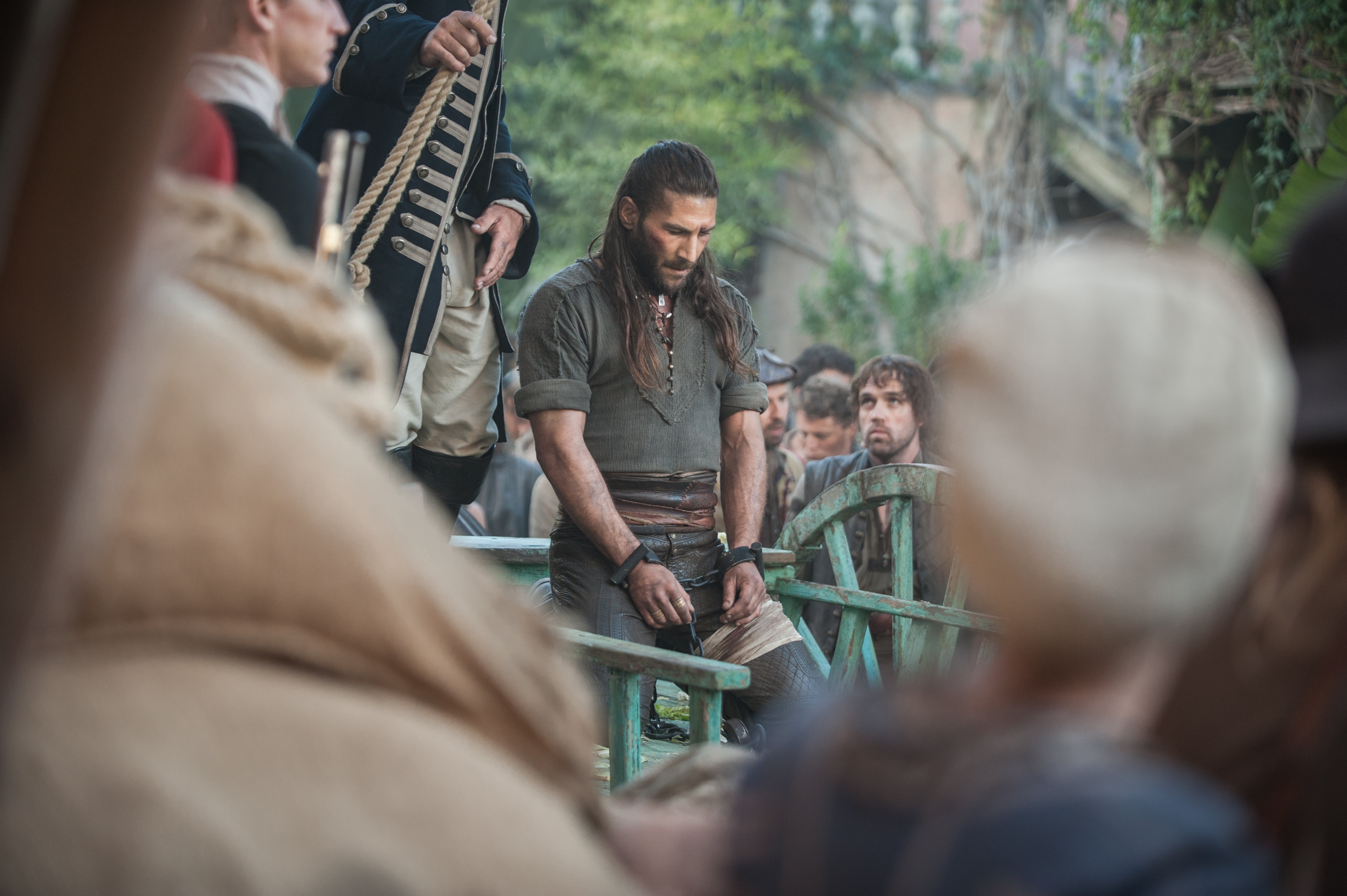 Zach McGowan as Captain Flint in Black Sails HD Wallpaper