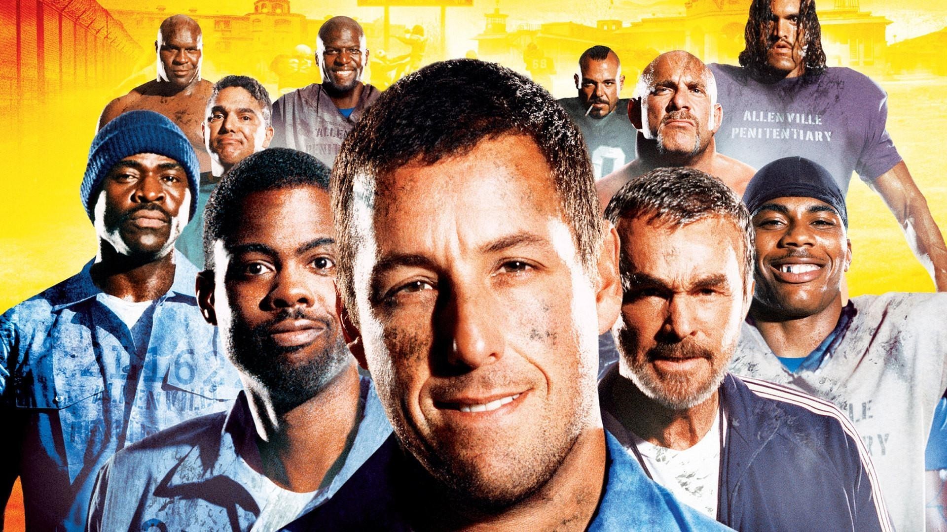Adam Sandler and ensemble cast from The Longest Yard HD Wallpaper
