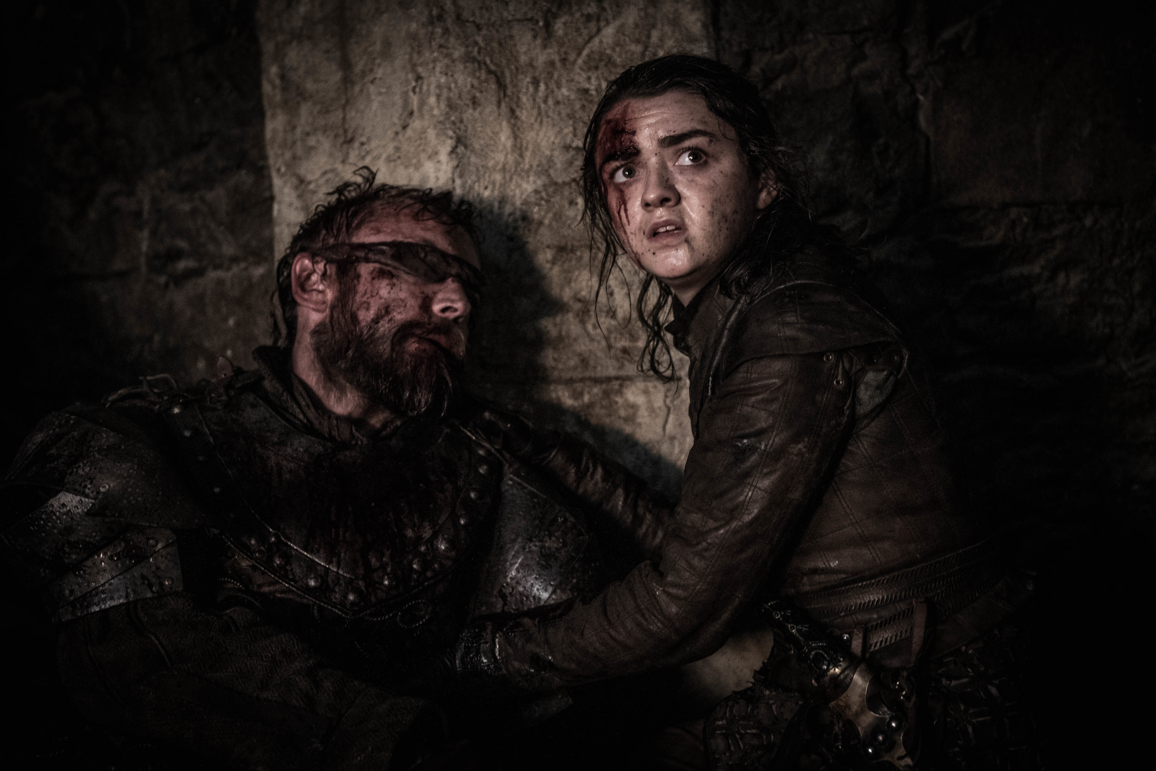 Arya Stark and Beric Dondarrion in Game of Thrones HD Wallpaper