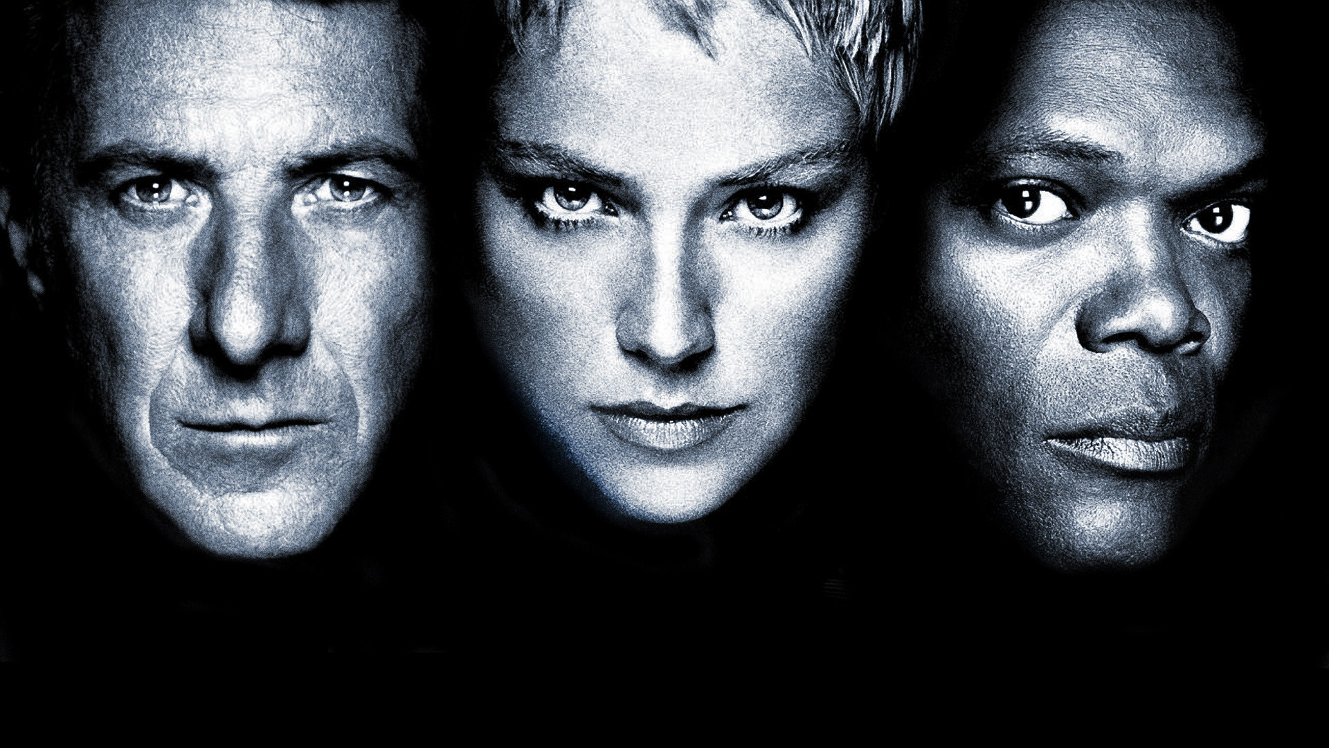 Sharon Stone, Dustin Hoffman, and Samuel L. Jackson HD Wallpaper