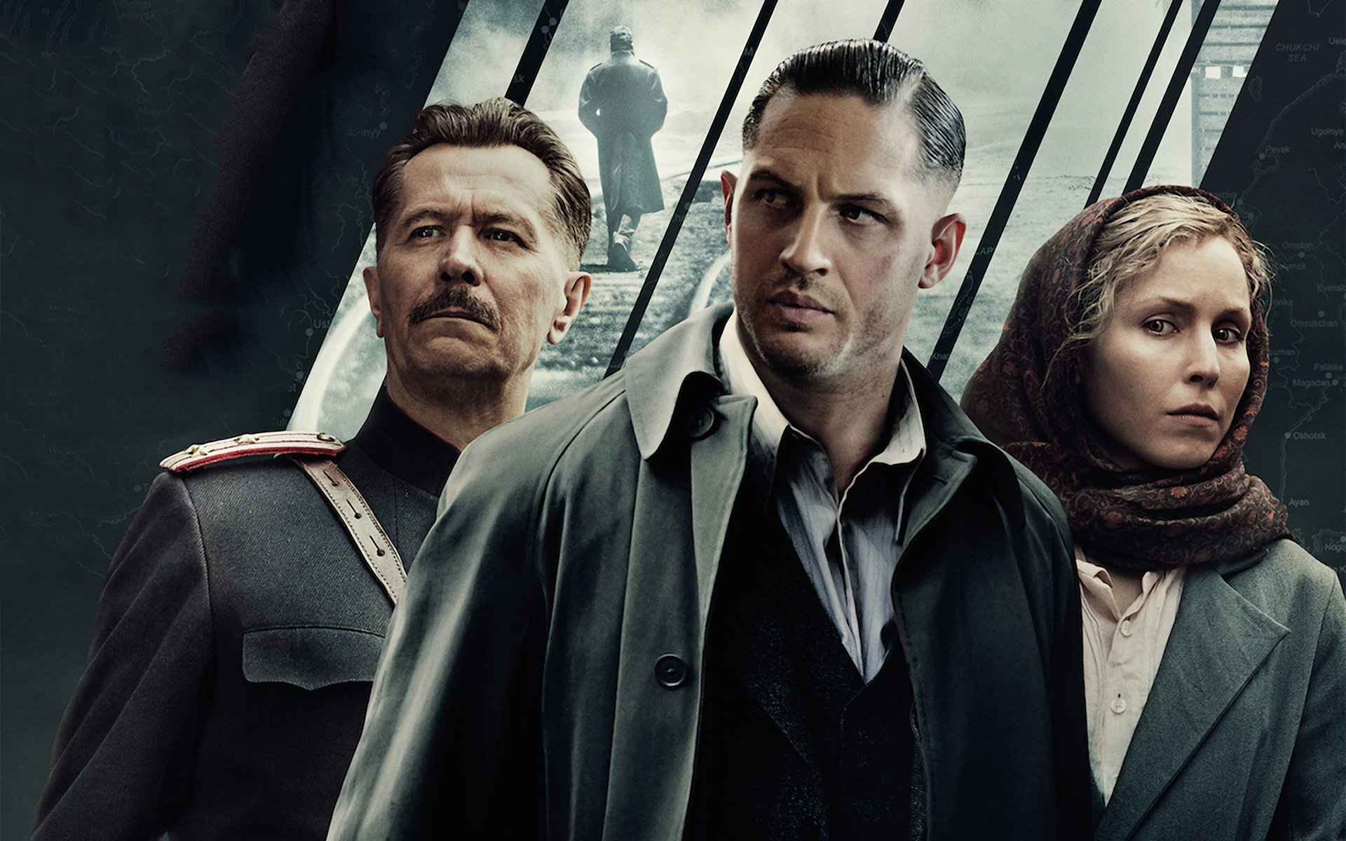 Child 44: Gary Oldman, Tom Hardy, Noomi Rapace HD Wallpaper