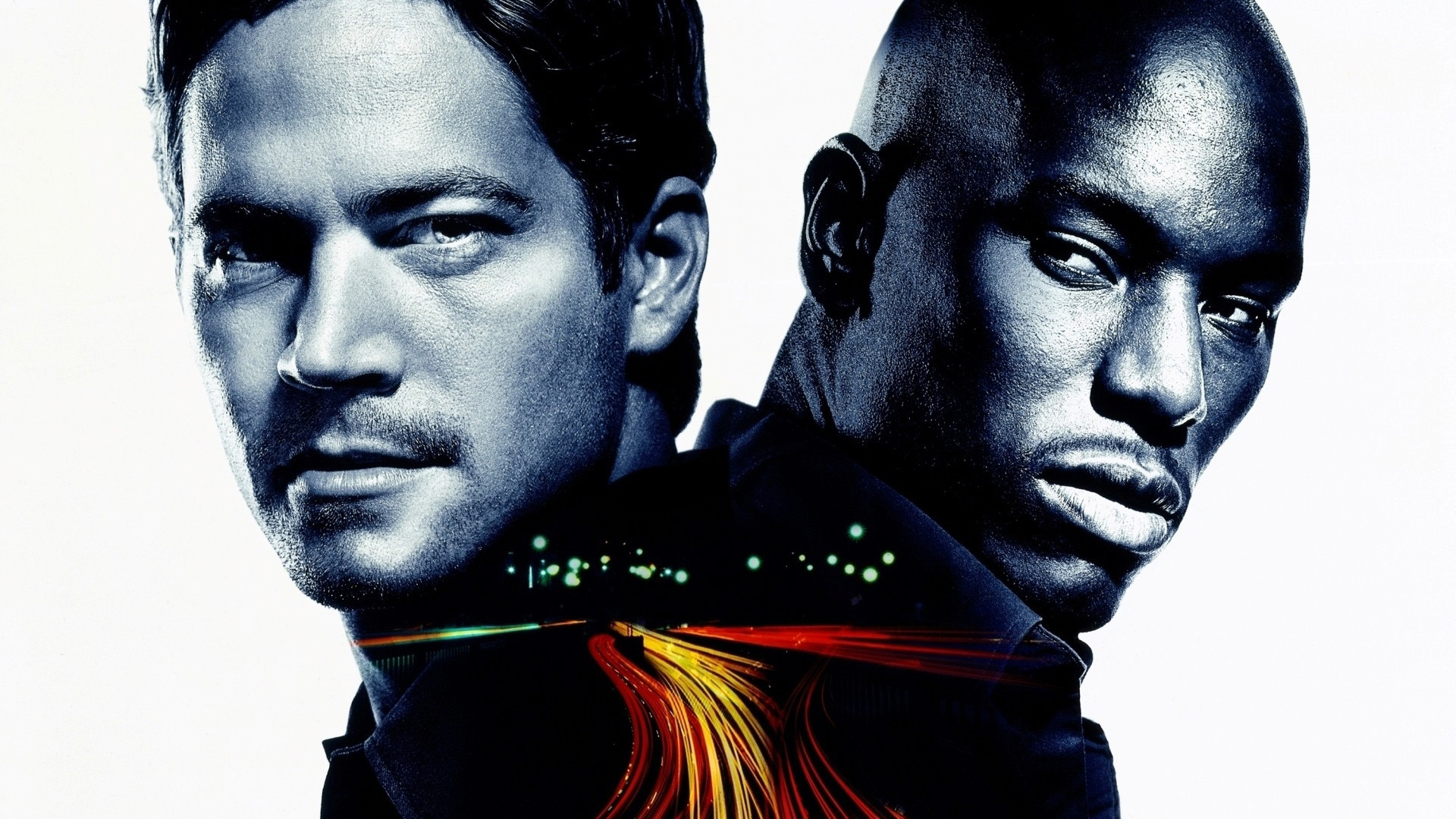 Tyrese Gibson and Paul Walker from Fast & Furious HD Wallpaper