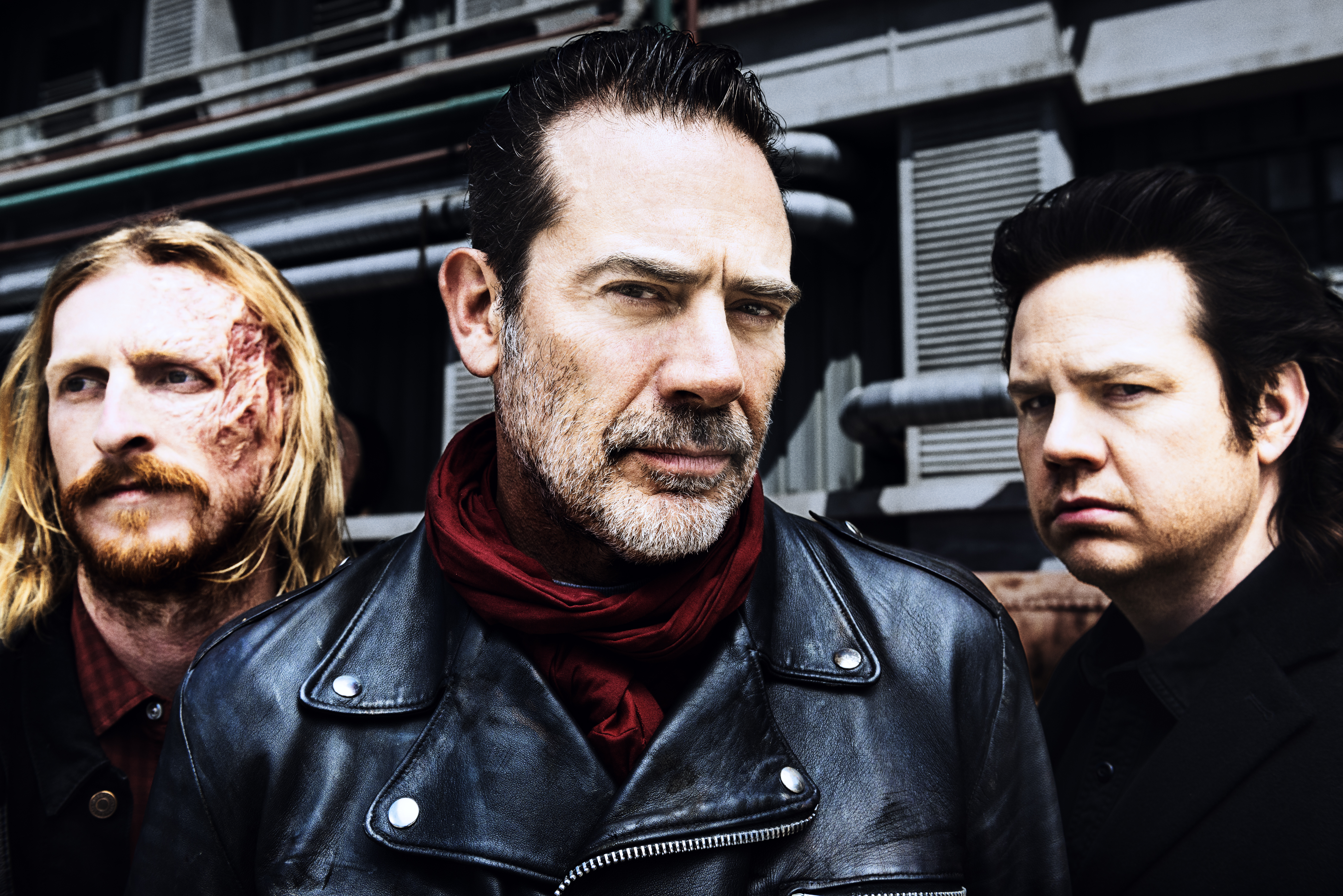 Jeffrey Dean Morgan and two men HD Wallpaper
