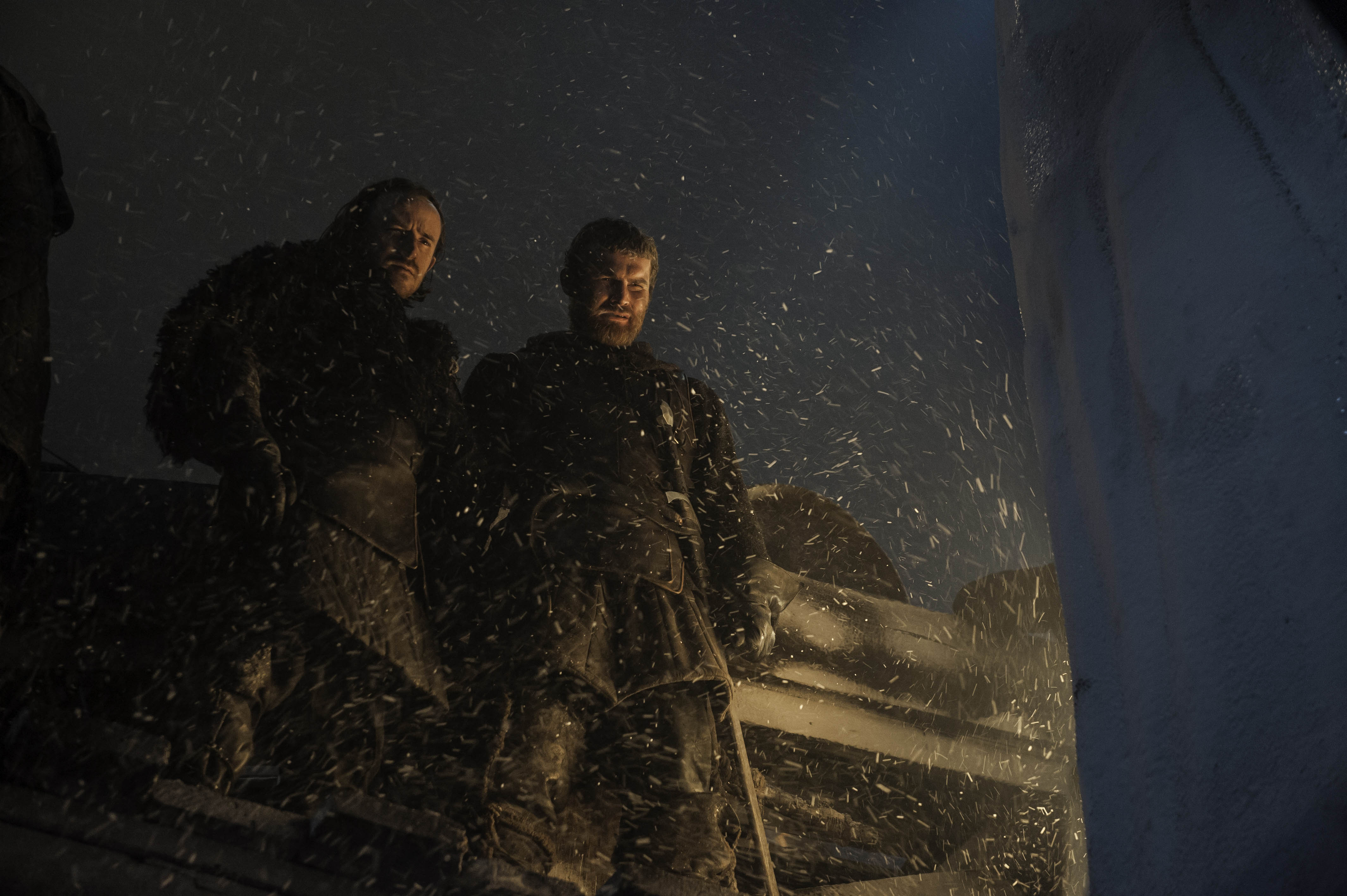 Ben Crompton and another man in snow HD Wallpaper