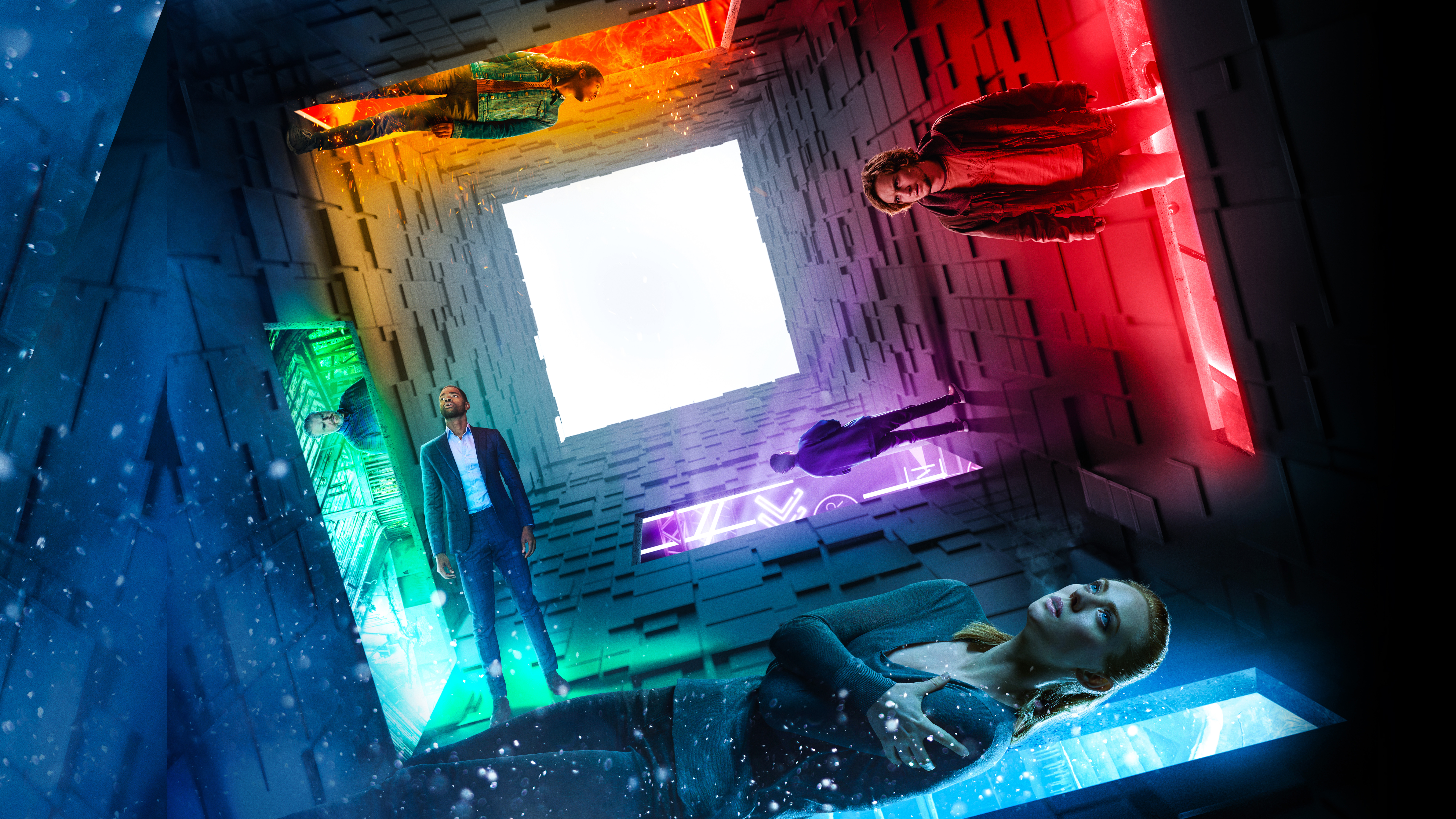 Deborah Ann Woll in a Sci-Fi Setting HD Wallpaper