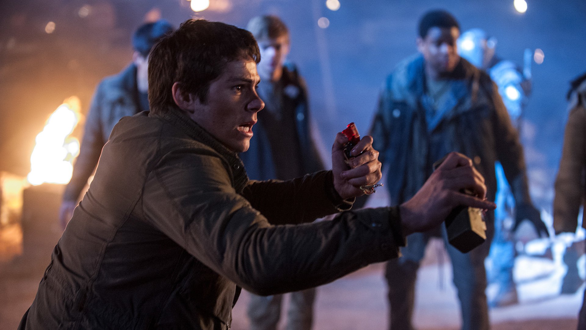 Dylan O'Brien in The Maze Runner HD Wallpaper