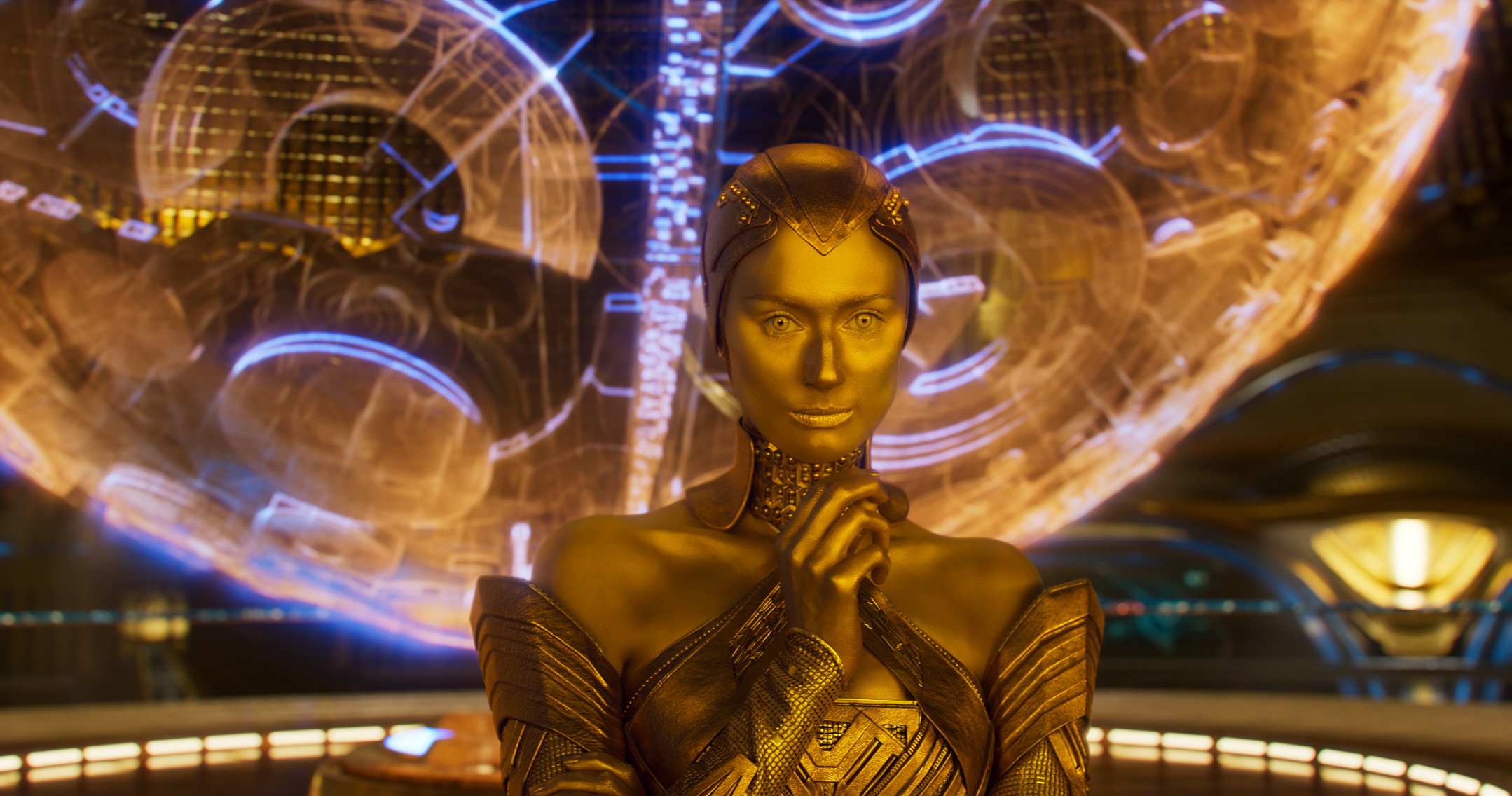 Elizabeth Debicki as Ayesha in Guardians of the Galaxy Vol. 2 HD Wallpaper