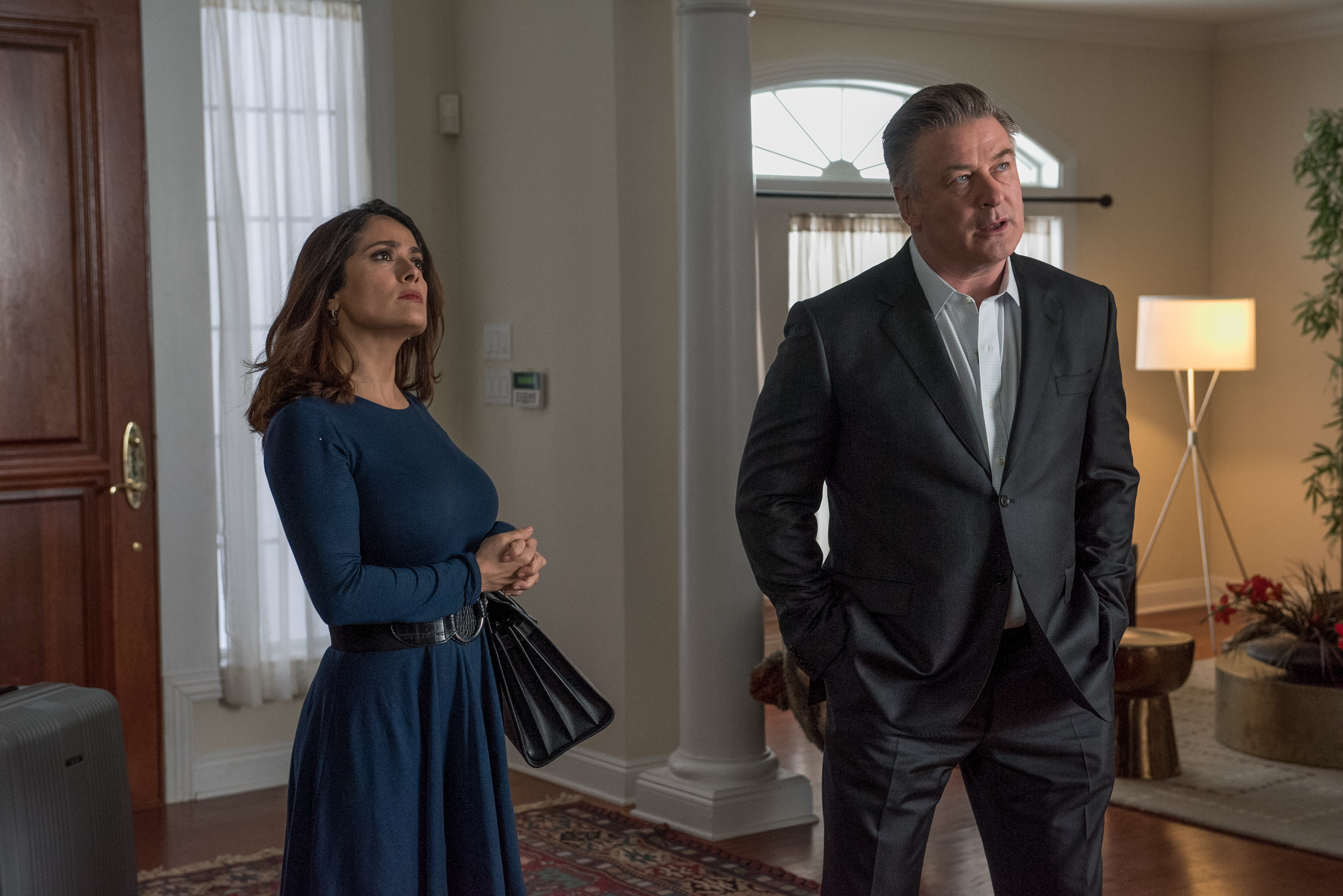 Alec Baldwin and Salma Hayek HD Wallpaper