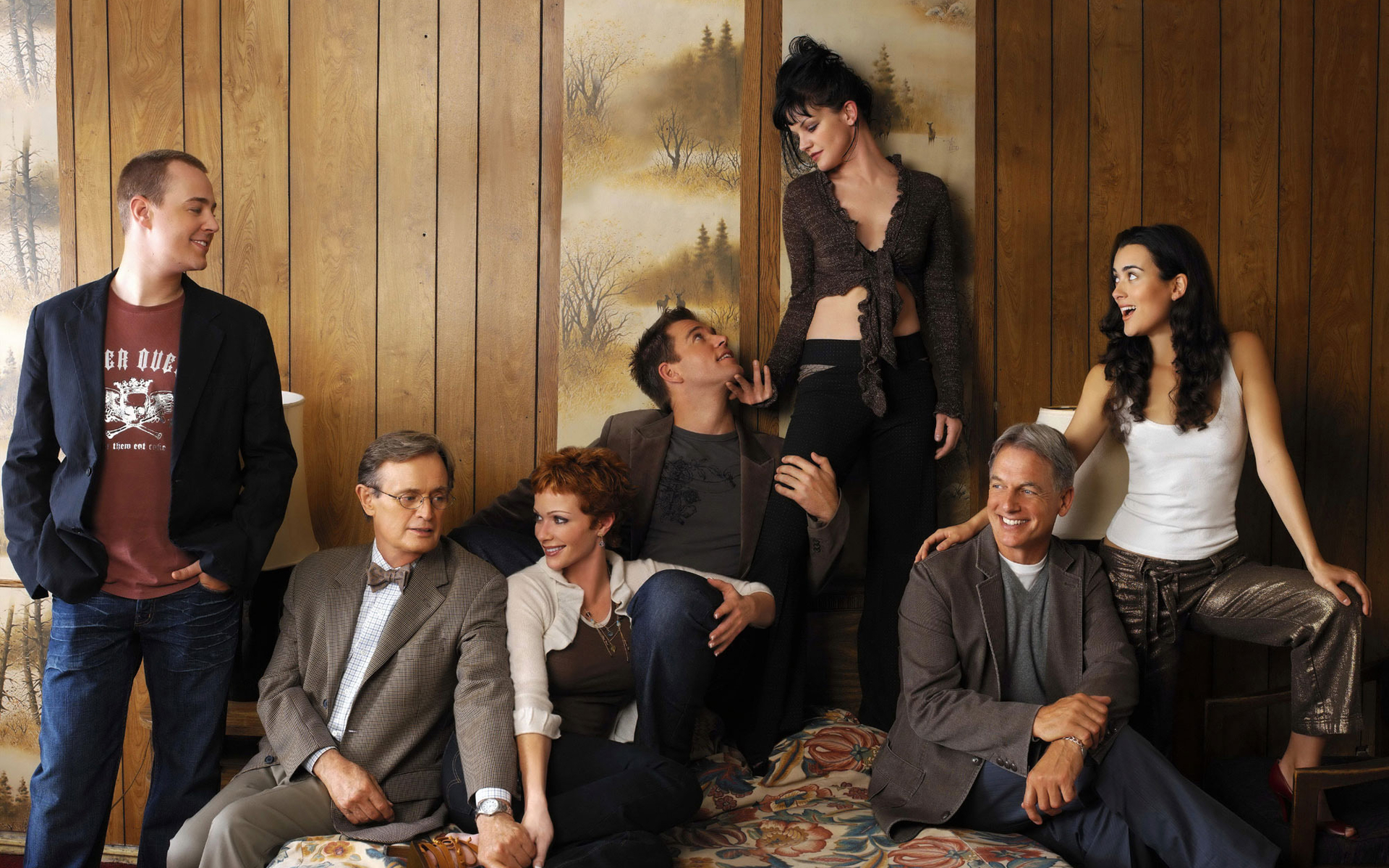 NCIS Cast Posed Together HD Wallpaper