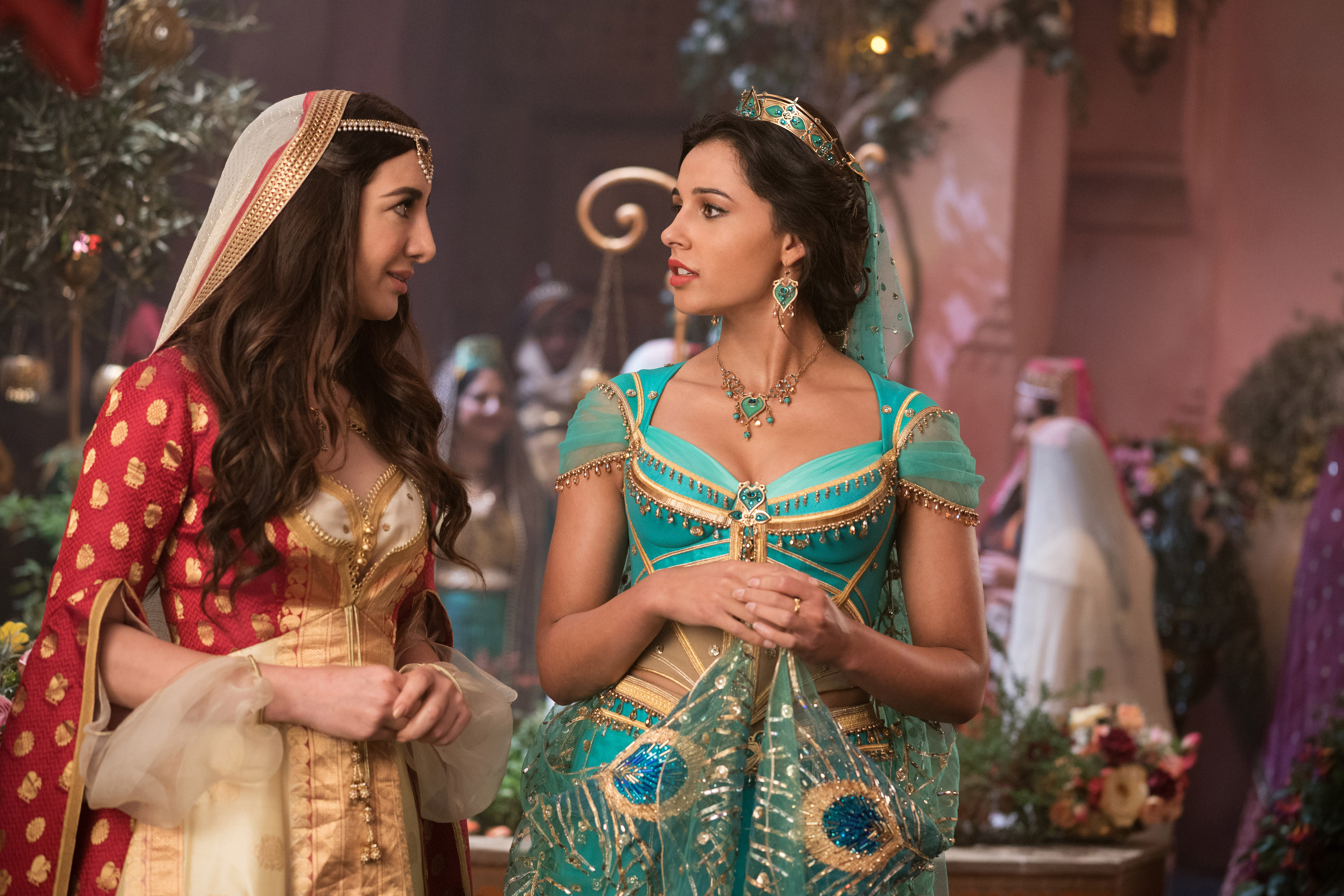 Jasmine and Dalia from Aladdin HD Wallpaper