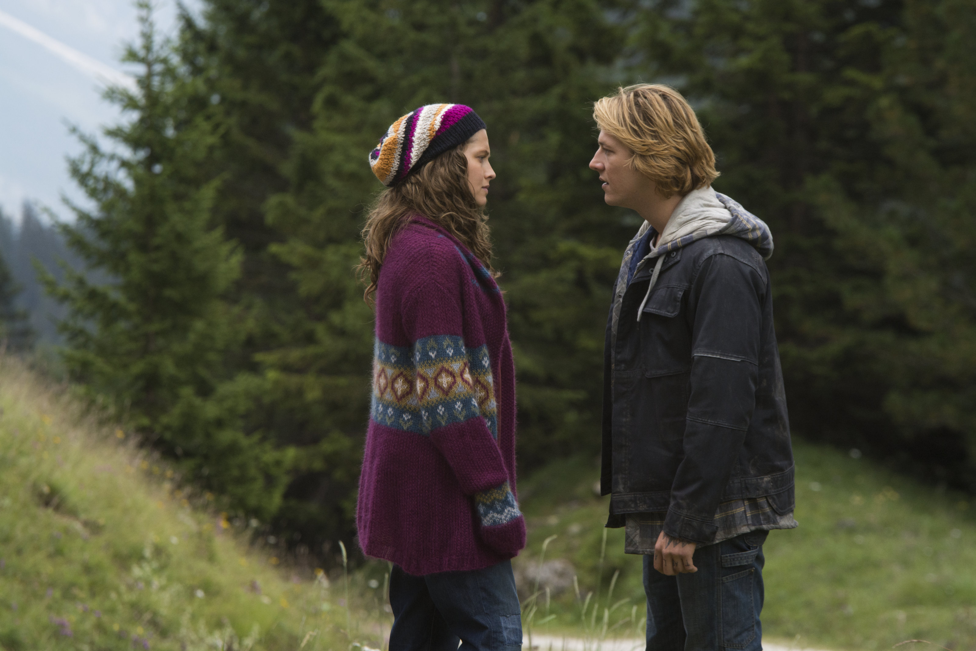 Luke Bracey in a forest HD Wallpaper