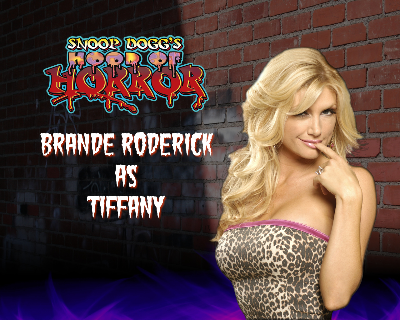 Brande Roderick as Tiffany in Snoop Dogg's Hood of Horror HD Wallpaper