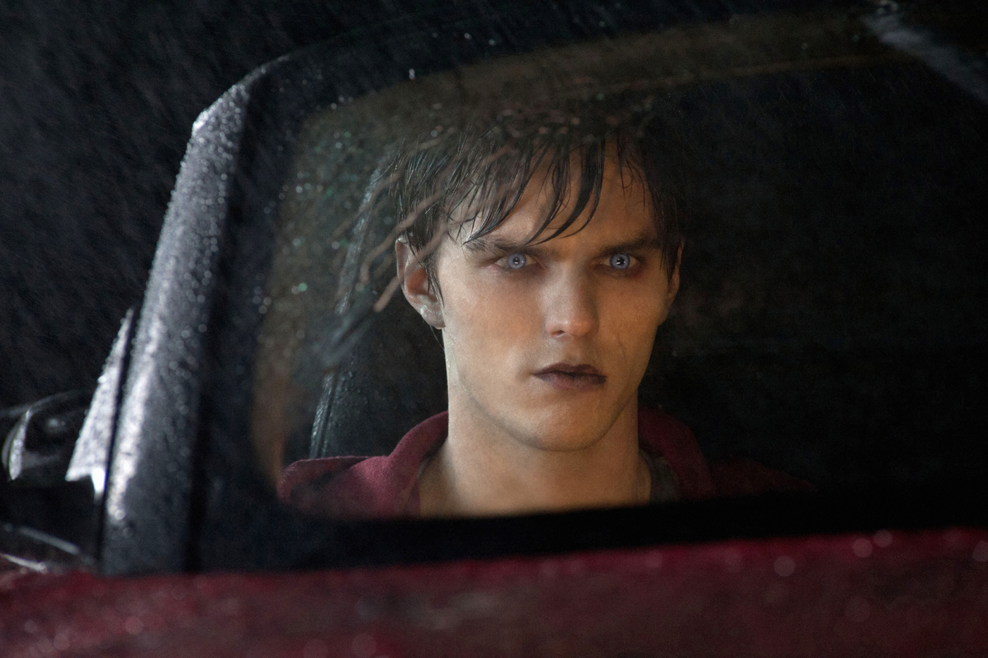 Nicholas Hoult in a car HD Wallpaper