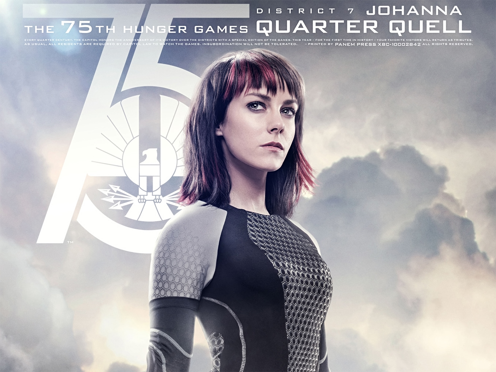 Johanna Quarter Quell from The 75th Hunger Games HD Wallpaper