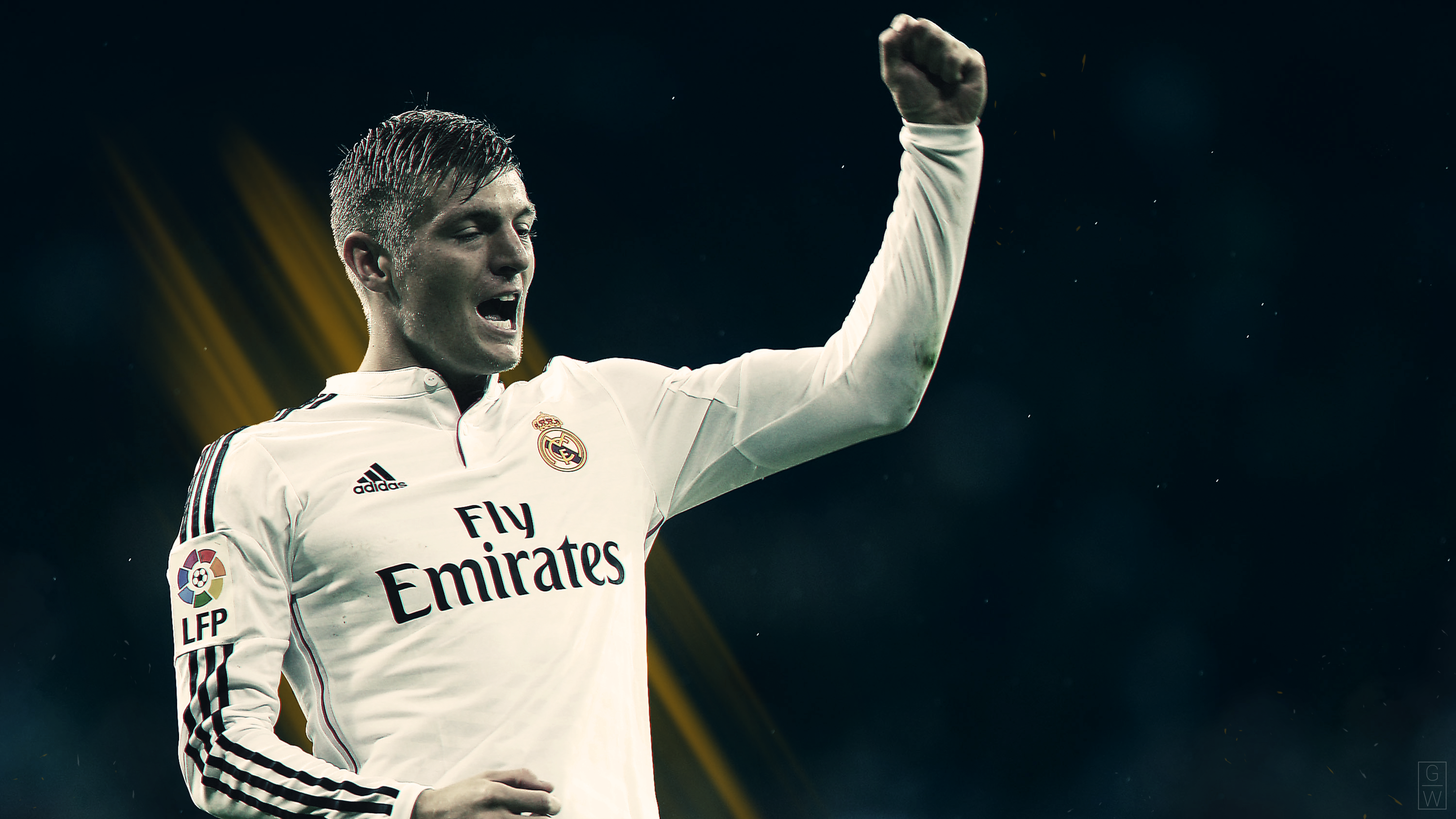 Toni Kroos celebrating HD Wallpaper