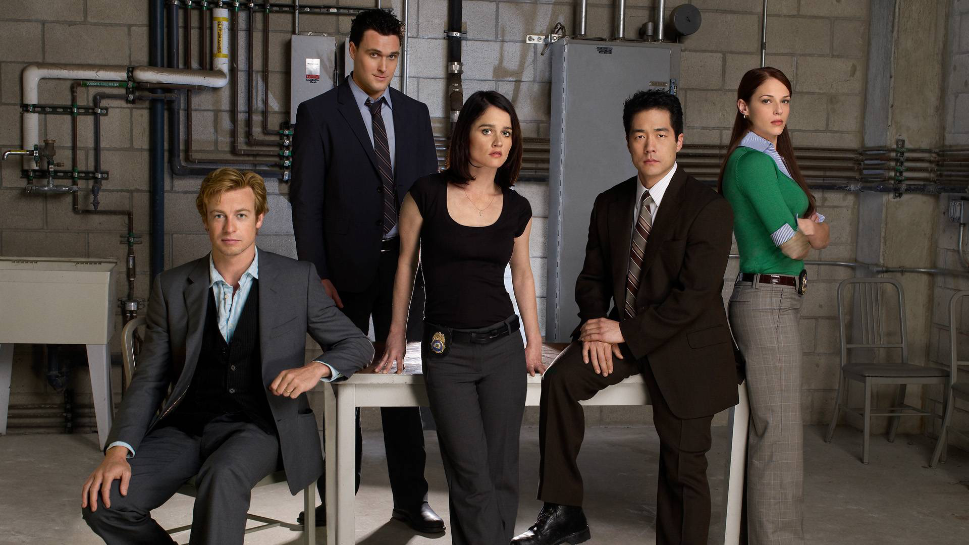 The Mentalist: Patrick Jane and CBI Team HD Wallpaper