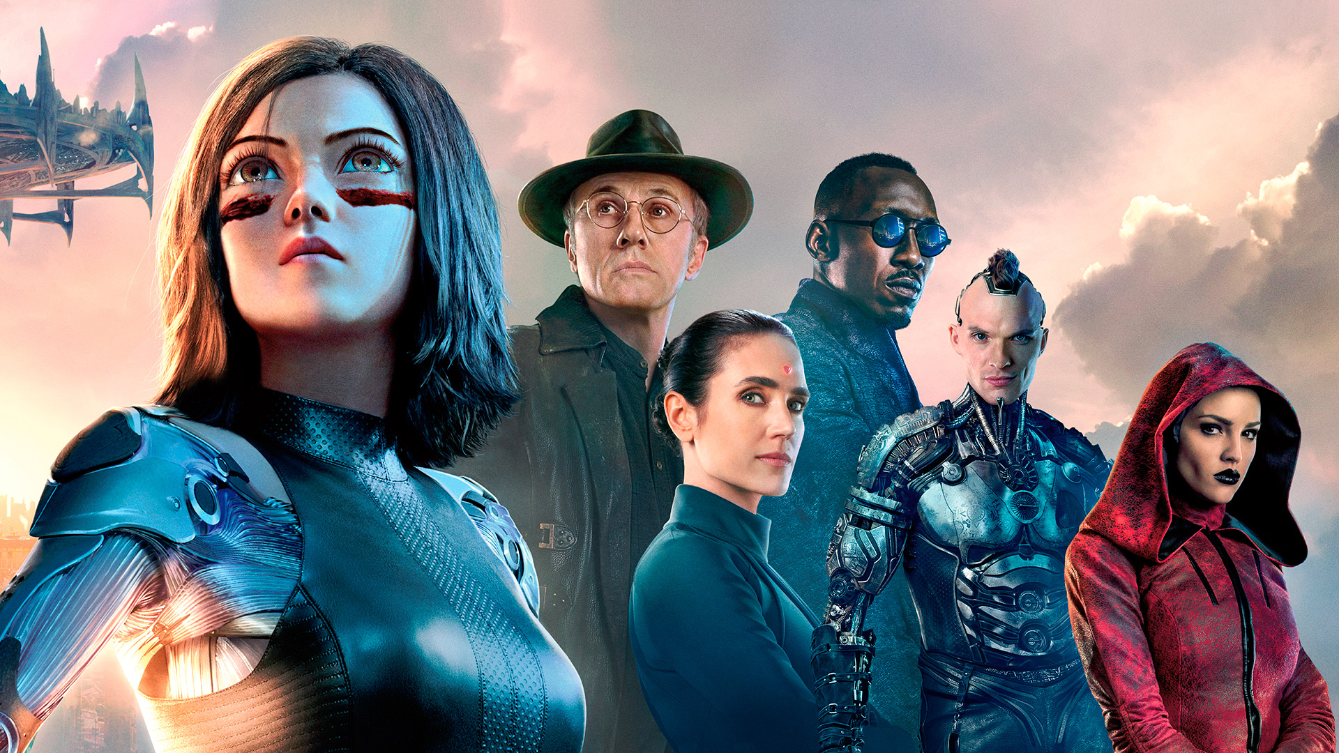 Alita: Battle Angel characters HD Wallpaper