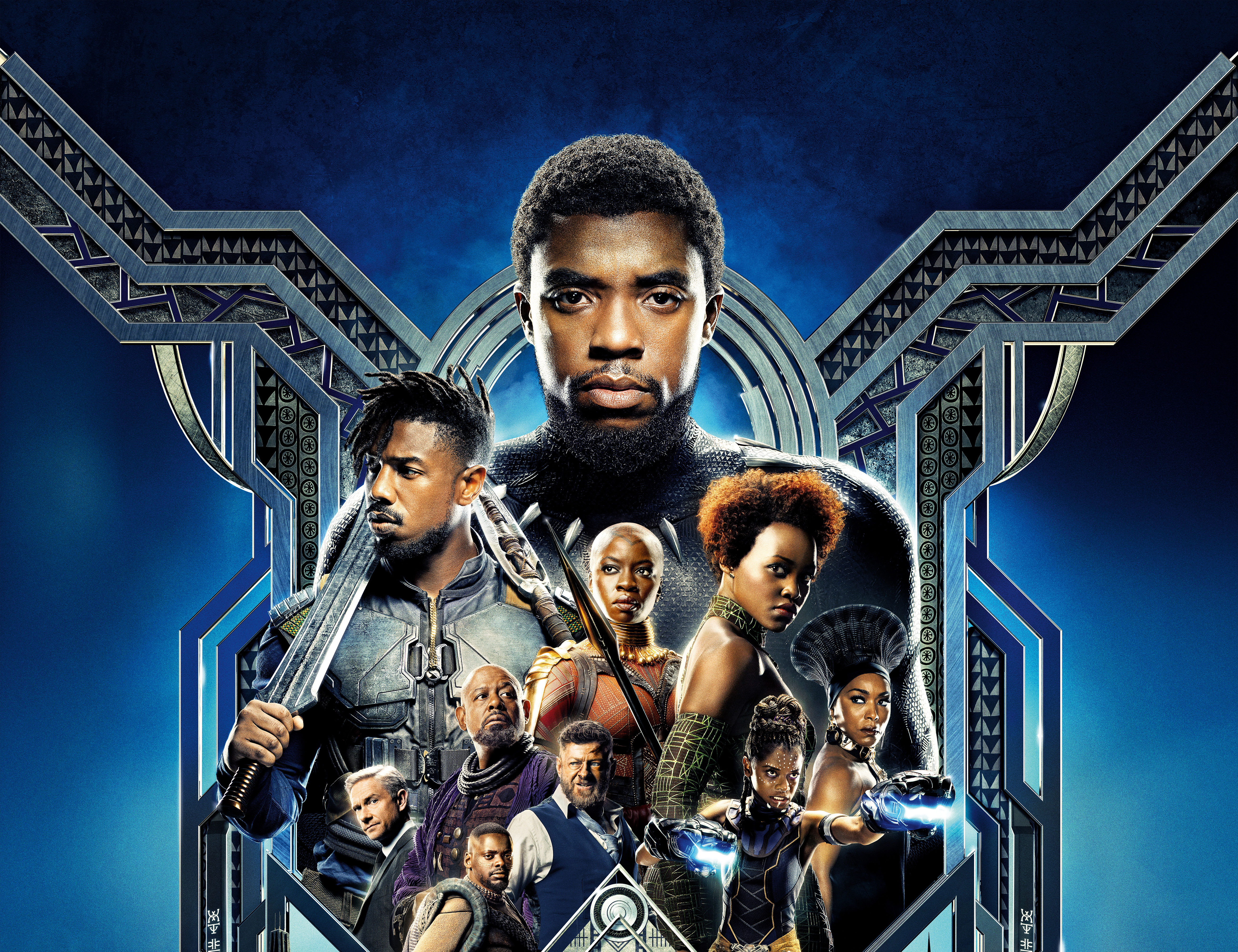 Black Panther Movie Poster HD Wallpaper
