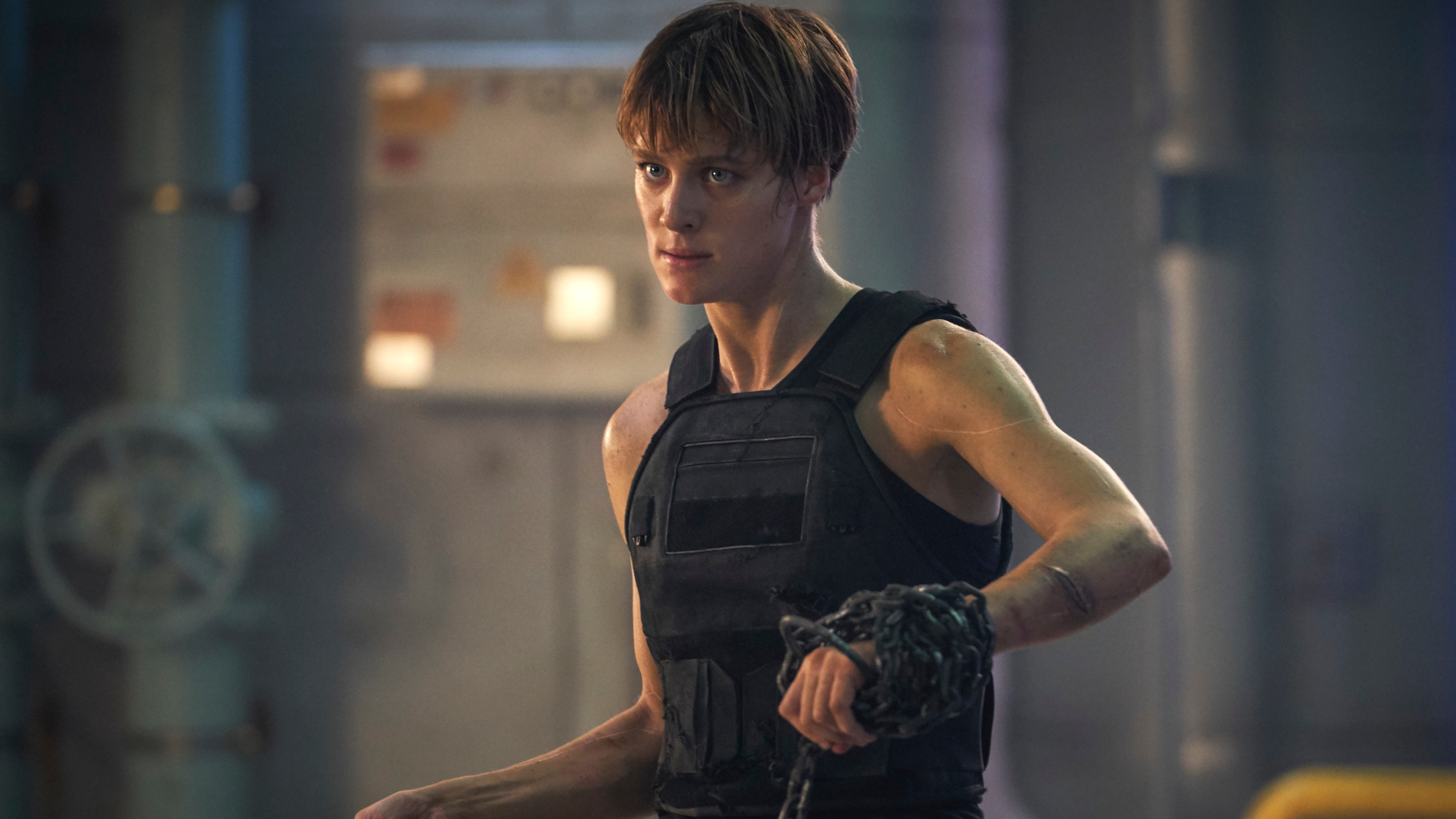 Mackenzie Davis in Terminator: Dark Fate HD Wallpaper