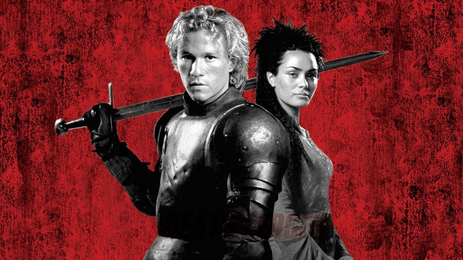 Heath Ledger and Shannyn Sossamon in A Knight's Tale HD Wallpaper